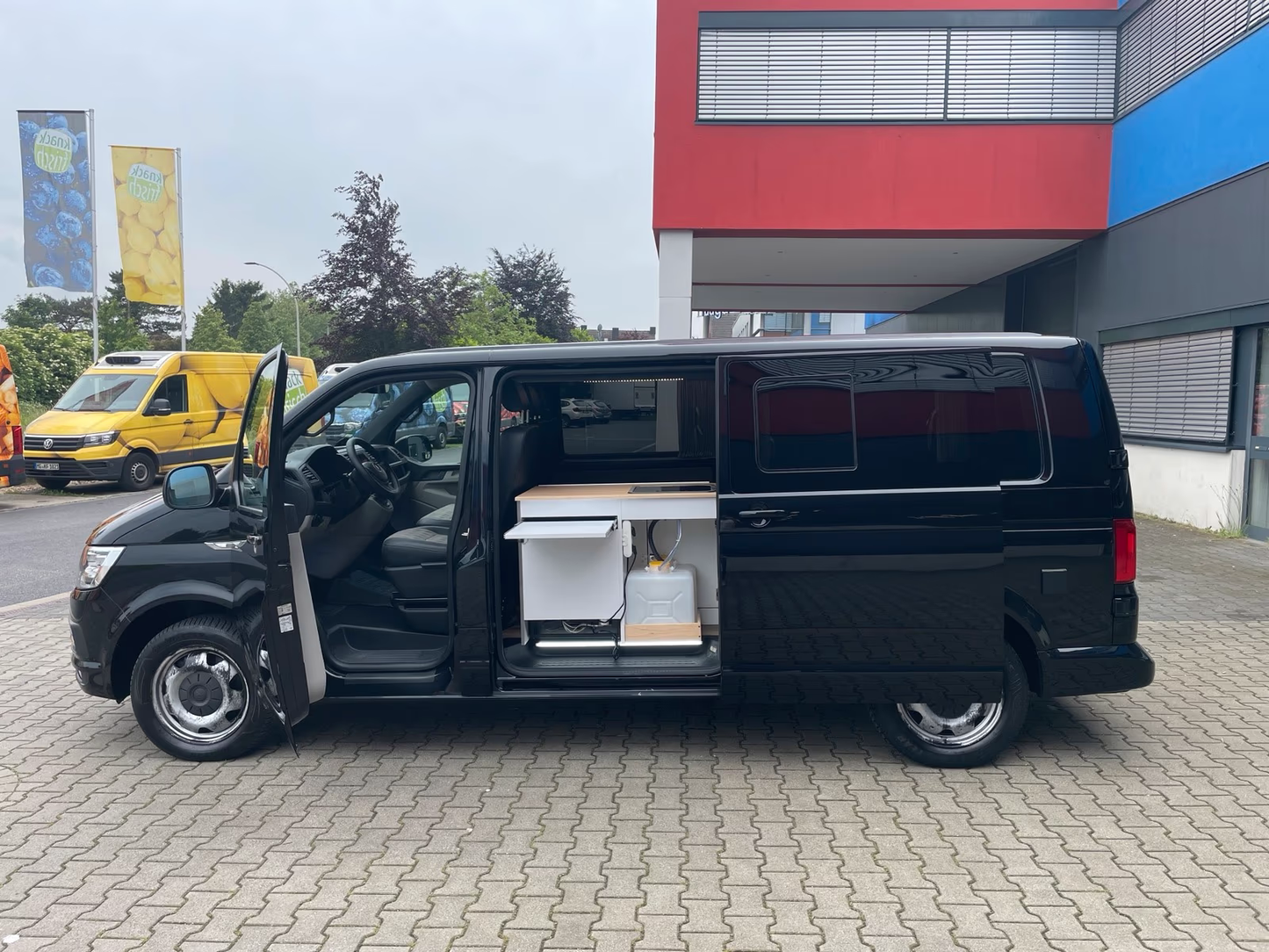 Volkswagen T6 Camper Lang DSG 2.0 TDI 204PS unfallfrei | Wohnmobil mit Original VW Standheizung, PDC, Navi, AHK | Campervan Umbau 5 Sitzer