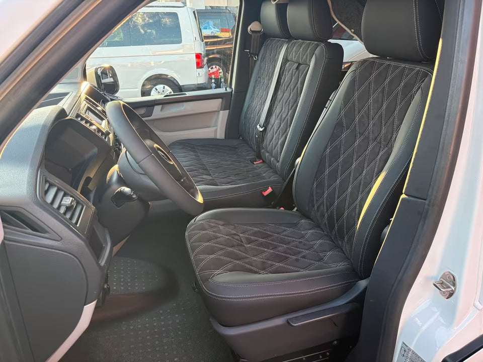 Volkswagen T6 Camper 2.0 TDI 114PS unfallfrei | Wohnmobil mit Hubdach Schlafdach, PDC, Anhängerkupplung, Rückfahrkamera | Campervan Umbau 5 Sitzer VW