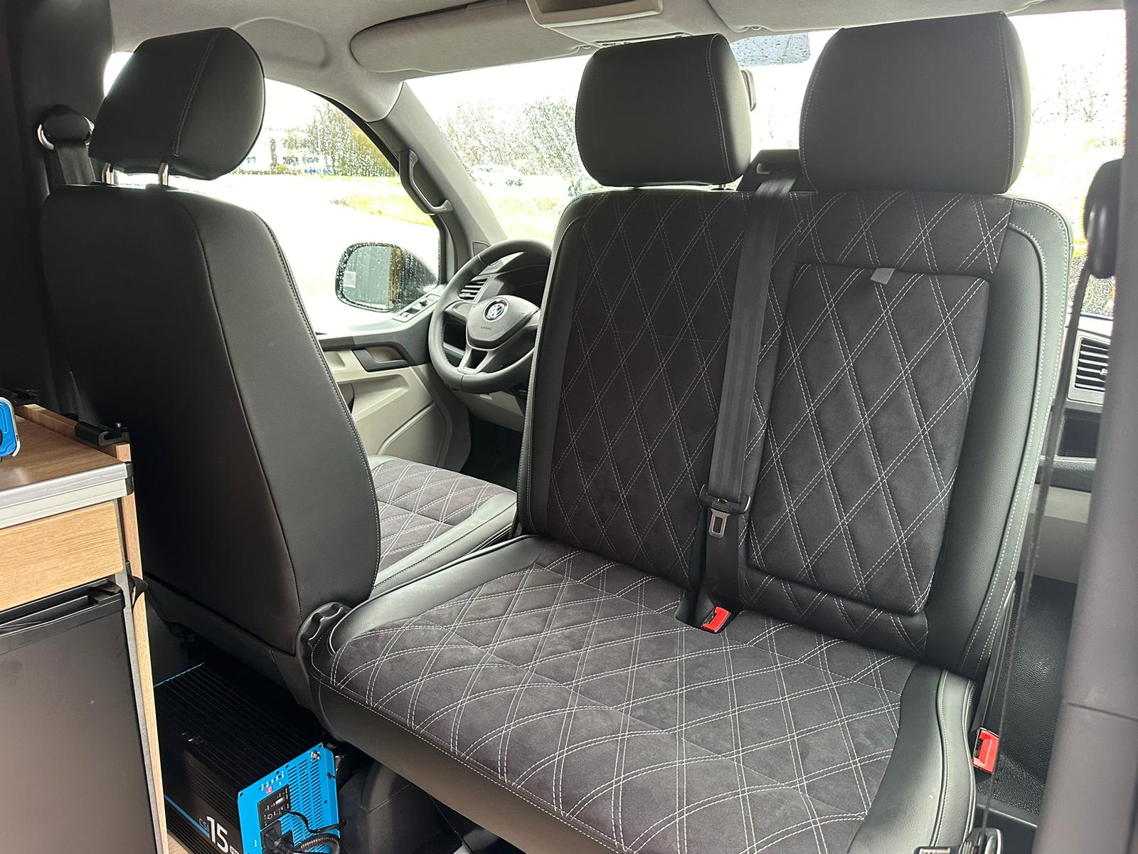 Volkswagen T6 Camper 2.0 TDI 102PS unfallfrei | Wohnmobil mit Hubdach Schlafdach, PDC, Navi, Rückfahrkamera | Campervan Umbau 5 Sitzer