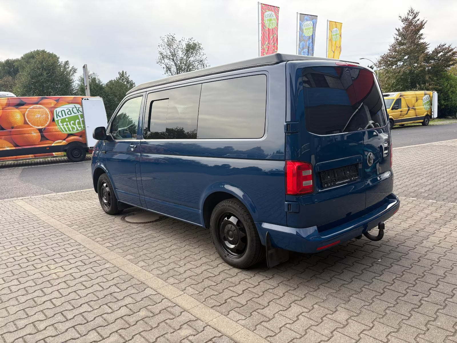 Volkswagen T6 Camper 2.0 TDI DSG Automatik 150PS unfallfrei | Wohnmobil mit Hubdach Schlafdach Standheizung, Rückfahrkamera mit PDC | Campervan Umbau 5 Sitzer | VW Bulli