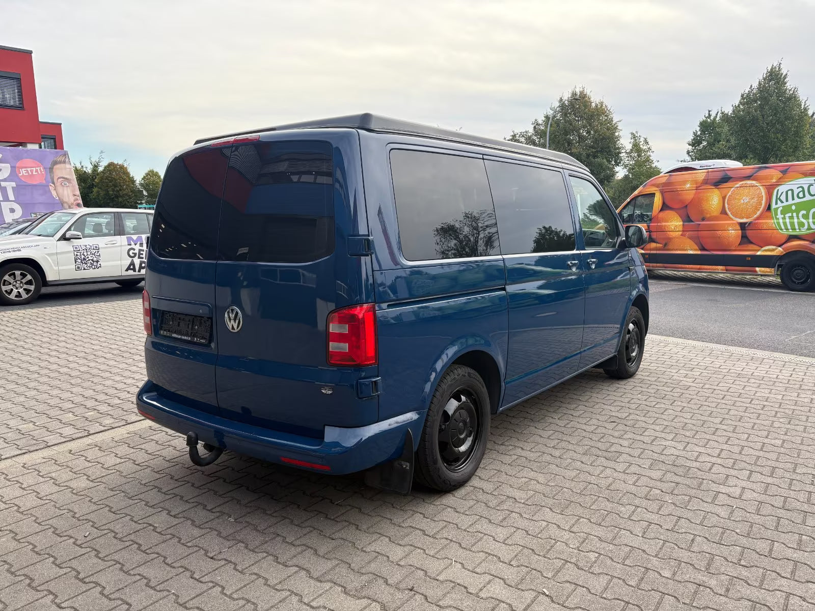 Volkswagen T6 Camper 2.0 TDI DSG Automatik 150PS unfallfrei | Wohnmobil mit Hubdach Schlafdach Standheizung, Rückfahrkamera mit PDC | Campervan Umbau 5 Sitzer | VW Bulli