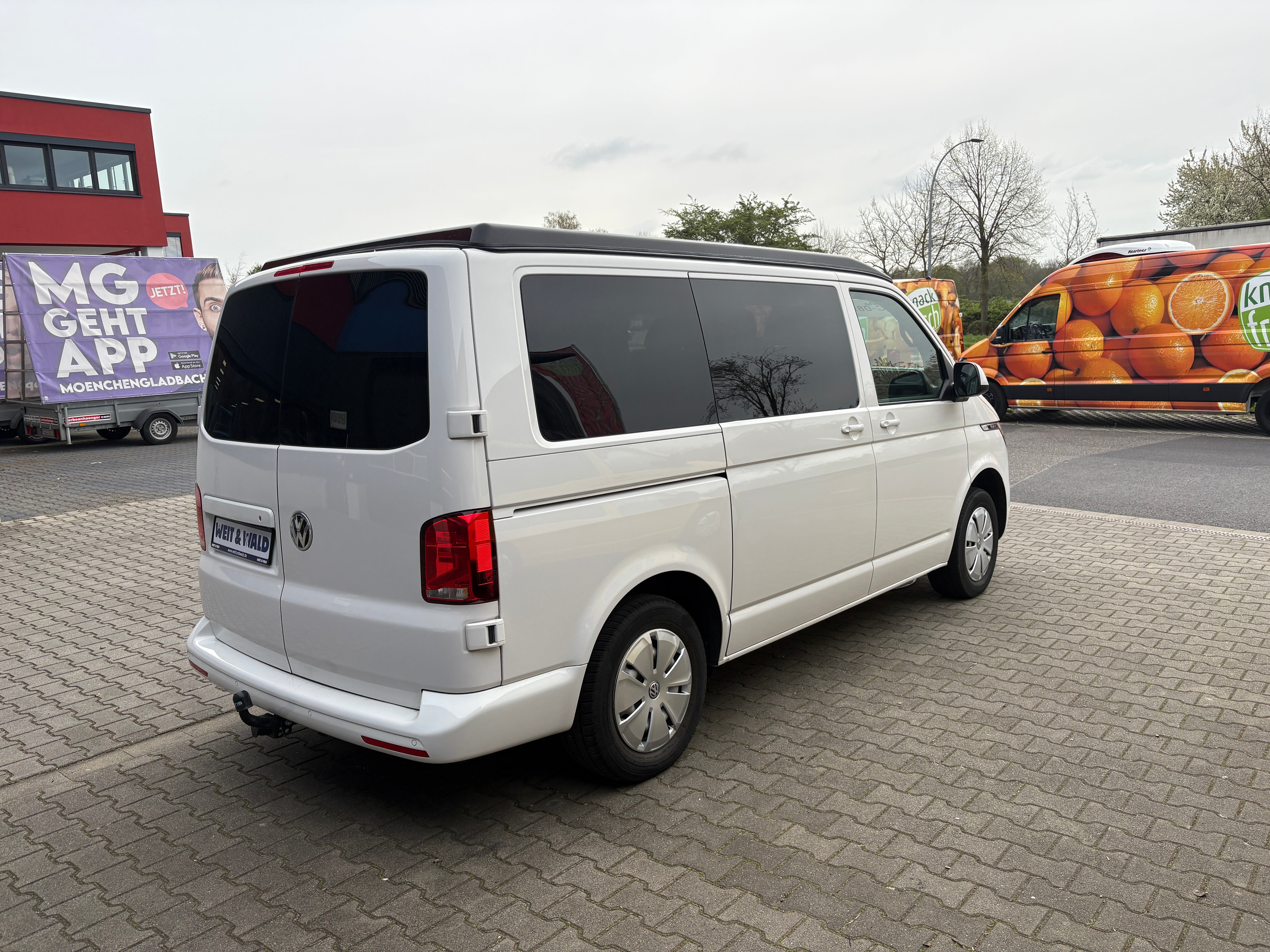 Volkswagen T6.1 Camper mit Schlafdach 2.0 TDI, 110 PS, Weiß | VW Bulli Wohmobil Campervan | KM-Stand: 80.000 km, EZ: 05.2021, Foto 32 | Weit & Wald Mönchengladbach