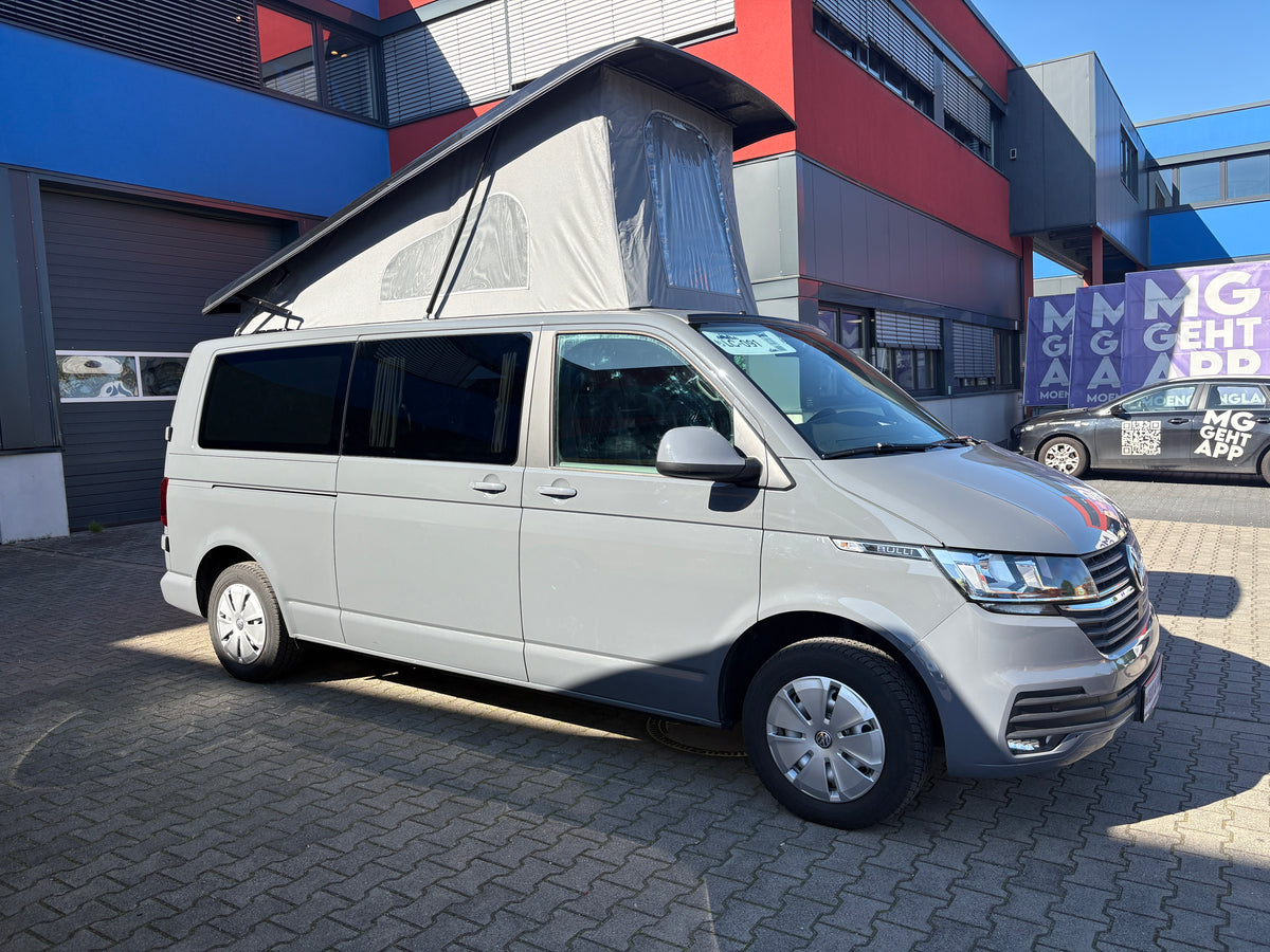 Volkswagen T6.1 Camper mit Aufstelldach & integriertem WC mit Kassettentoilette, 2.0 TDI, 150 PS / 110KW, Schalter - 6 Gang | VW Bulli Wohnmobil Campervan Kastenwagen