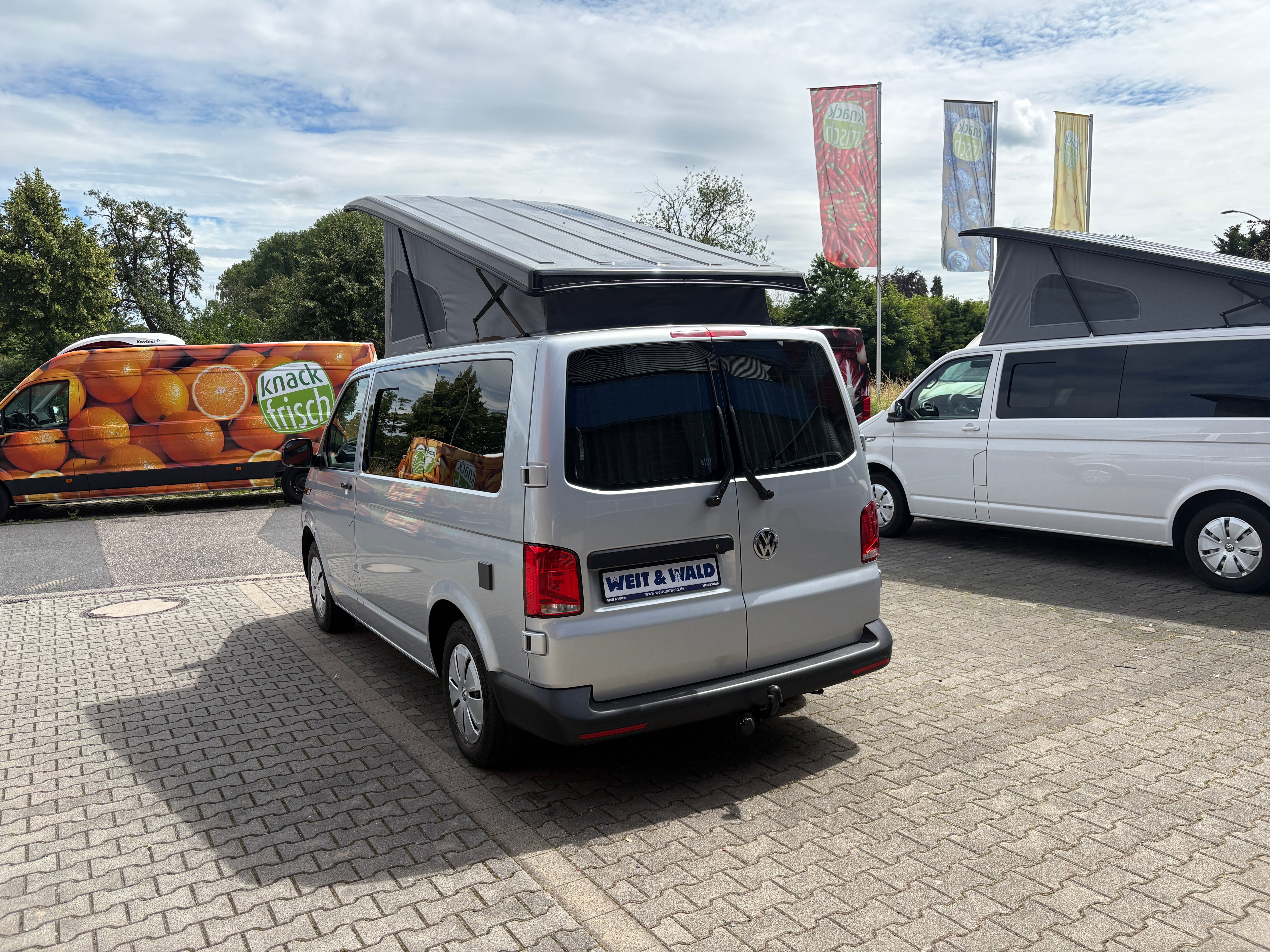 Volkswagen T6.1 Camper mit Aufstelldach, 2.0 TDI, 150 PS / 110KW, DSG | VW Bulli Wohnmobil Campervan Kastenwagen