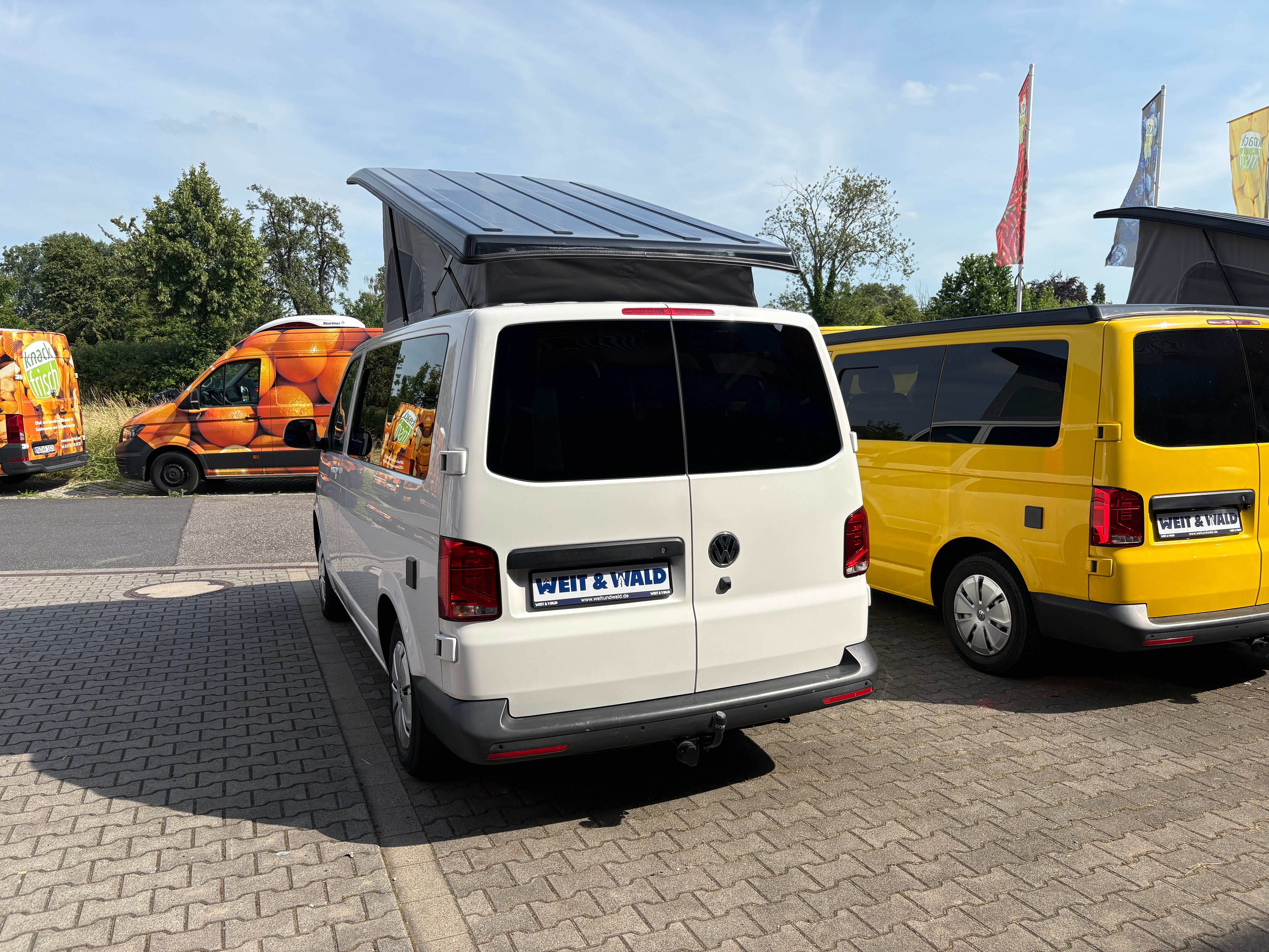Volkswagen T6.1 Camper mit Aufstelldach, 2.0 TDI, 110 PS / 81KW | VW Bulli Wohnmobil Campervan Kastenwagen