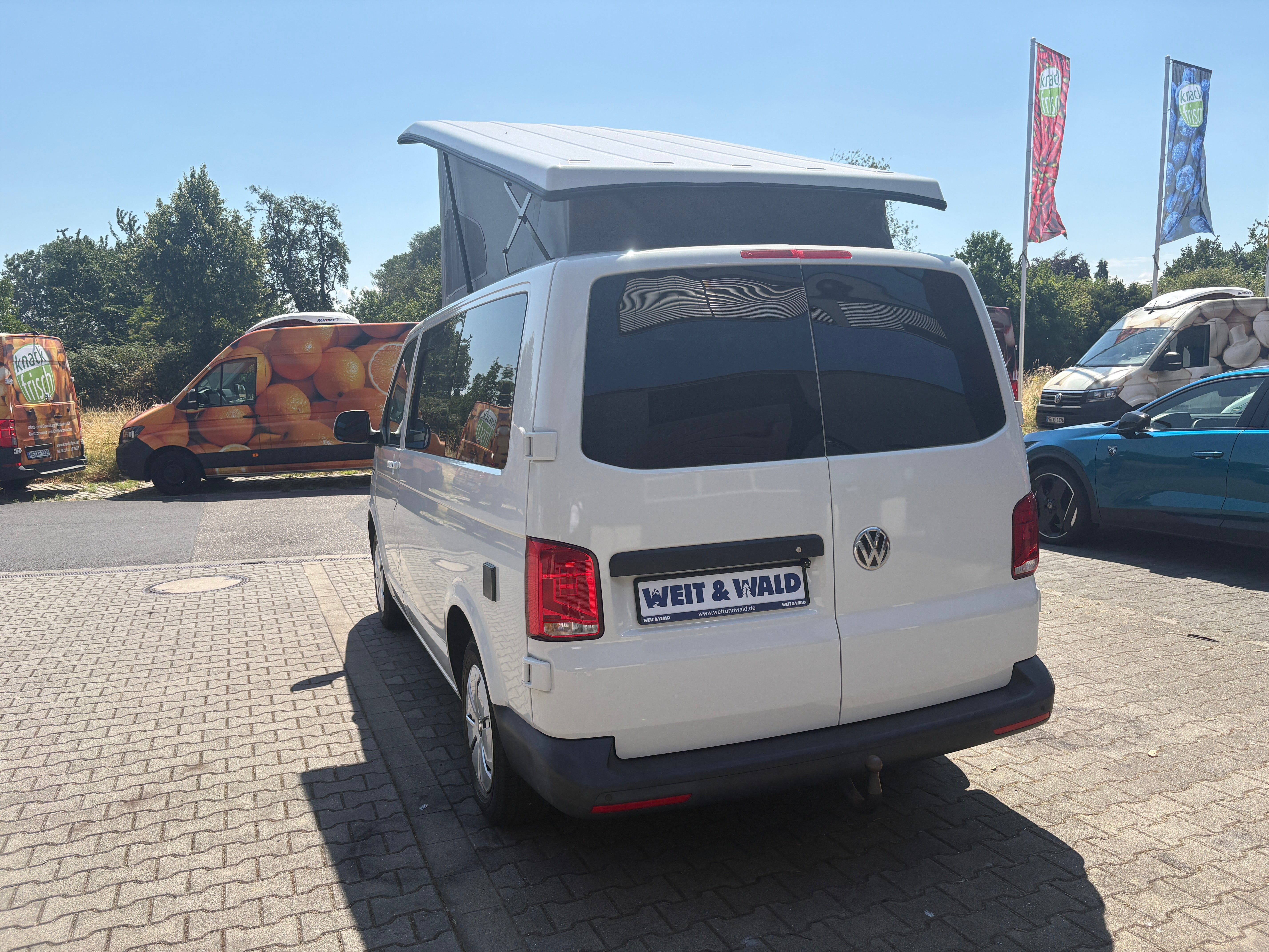 Volkswagen T6.1 Camper mit Aufstelldach, 2.0 TDI, 110 PS / 81KW | VW Bulli Wohnmobil Campervan Kastenwagen