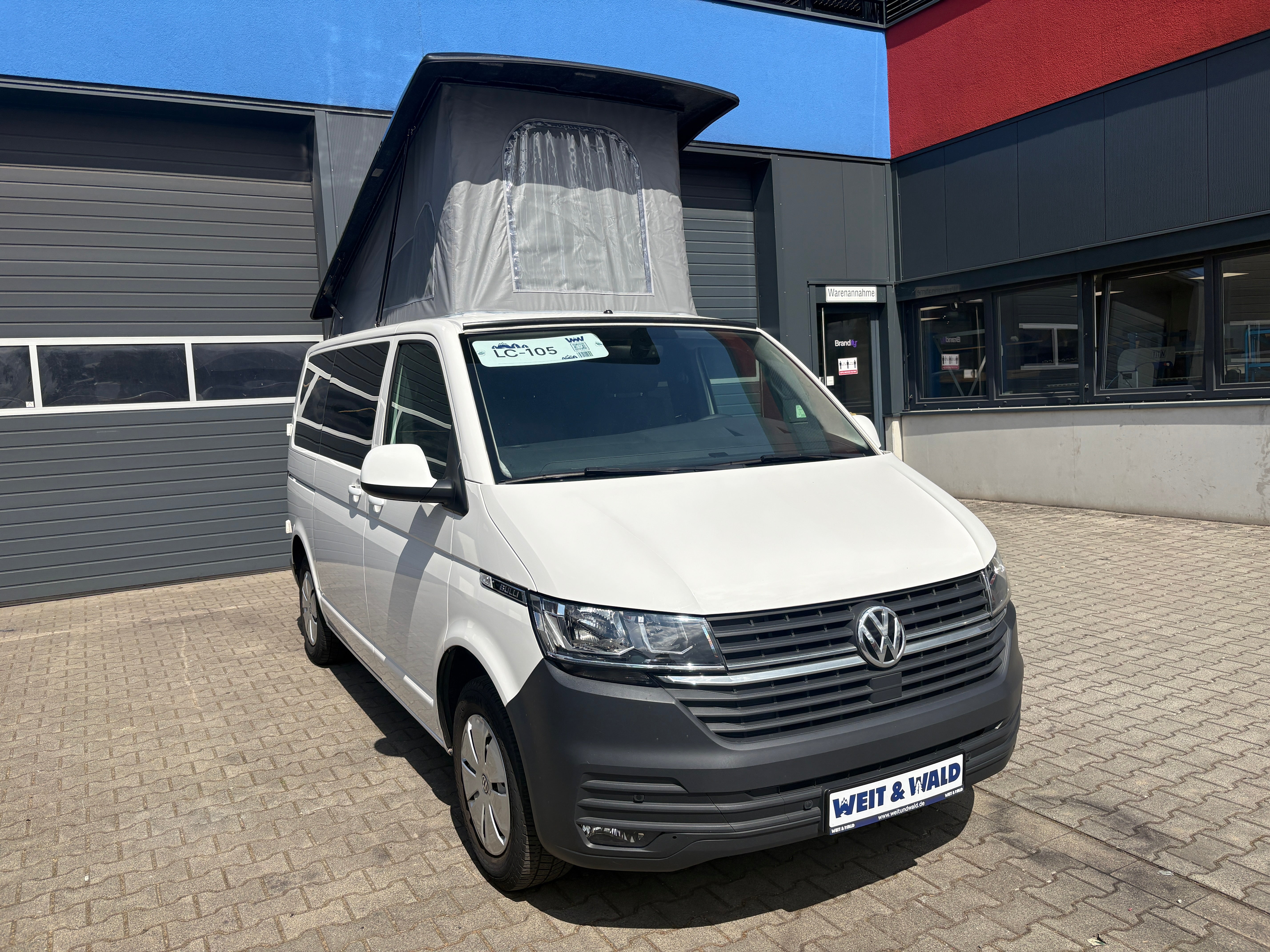 Volkswagen T6.1 Camper mit Aufstelldach, 2.0 TDI, 110 PS / 81KW | VW Bulli Wohnmobil Campervan Kastenwagen