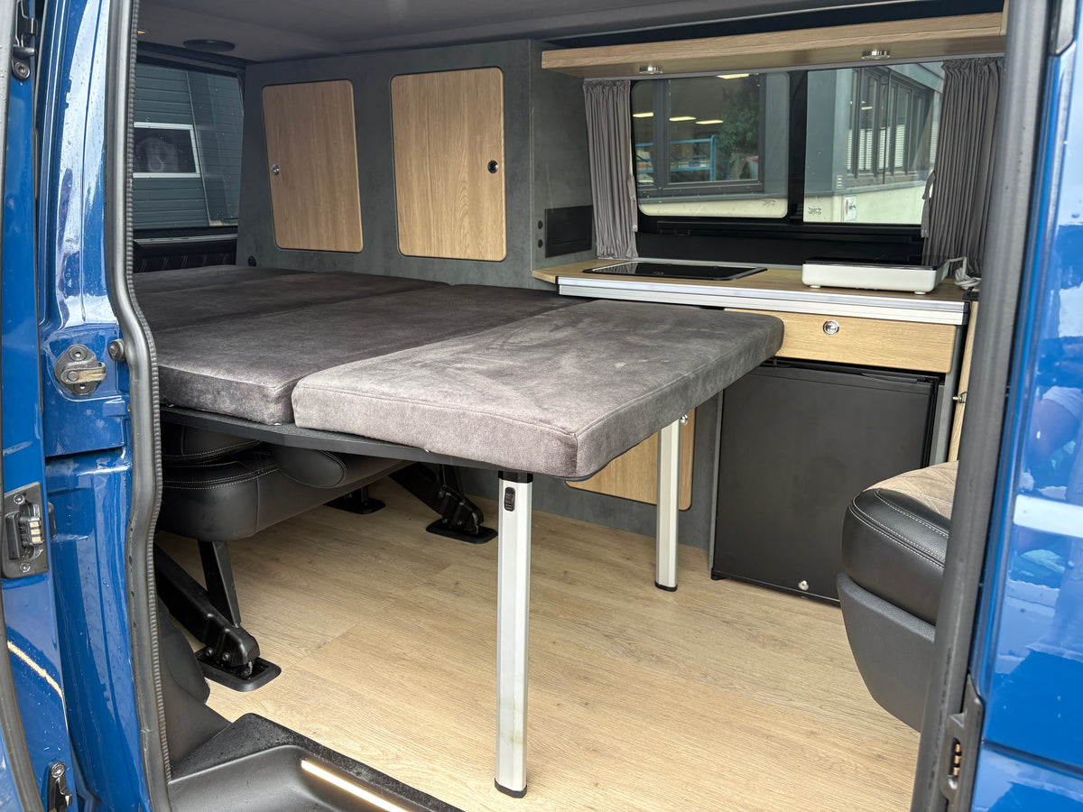 Volkswagen T6 Camper mit Aufstelldach, 2.0 TDI, 150 PS / 110KW, DSG | VW Bulli Wohnmobil Campervan Kastenwagen