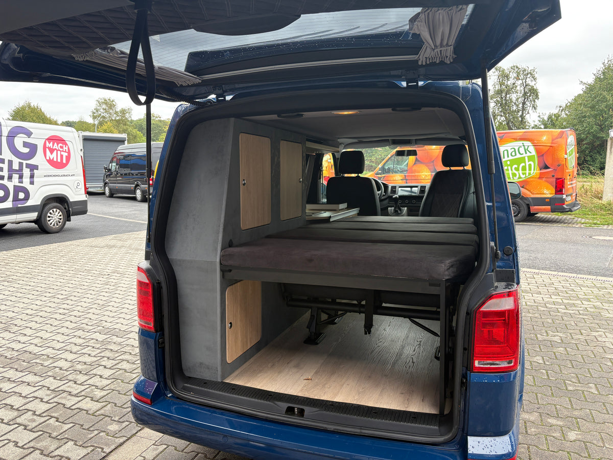 Volkswagen T6 Camper mit Aufstelldach, 2.0 TDI, 150 PS / 110KW, DSG | VW Bulli Wohnmobil Campervan Kastenwagen