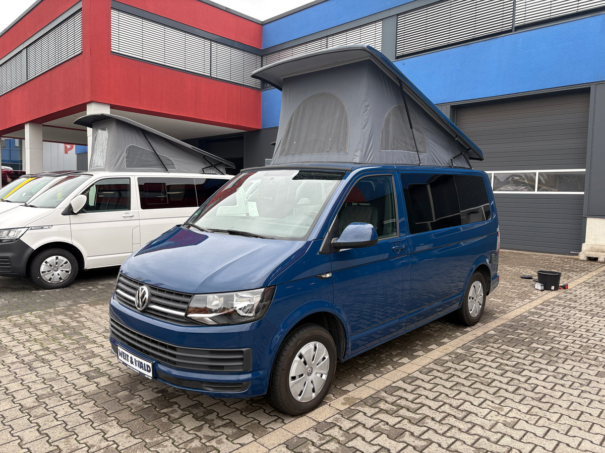 Volkswagen T6 Camper mit Aufstelldach, 2.0 TDI, 150 PS / 110KW, DSG | VW Bulli Wohnmobil Campervan Kastenwagen