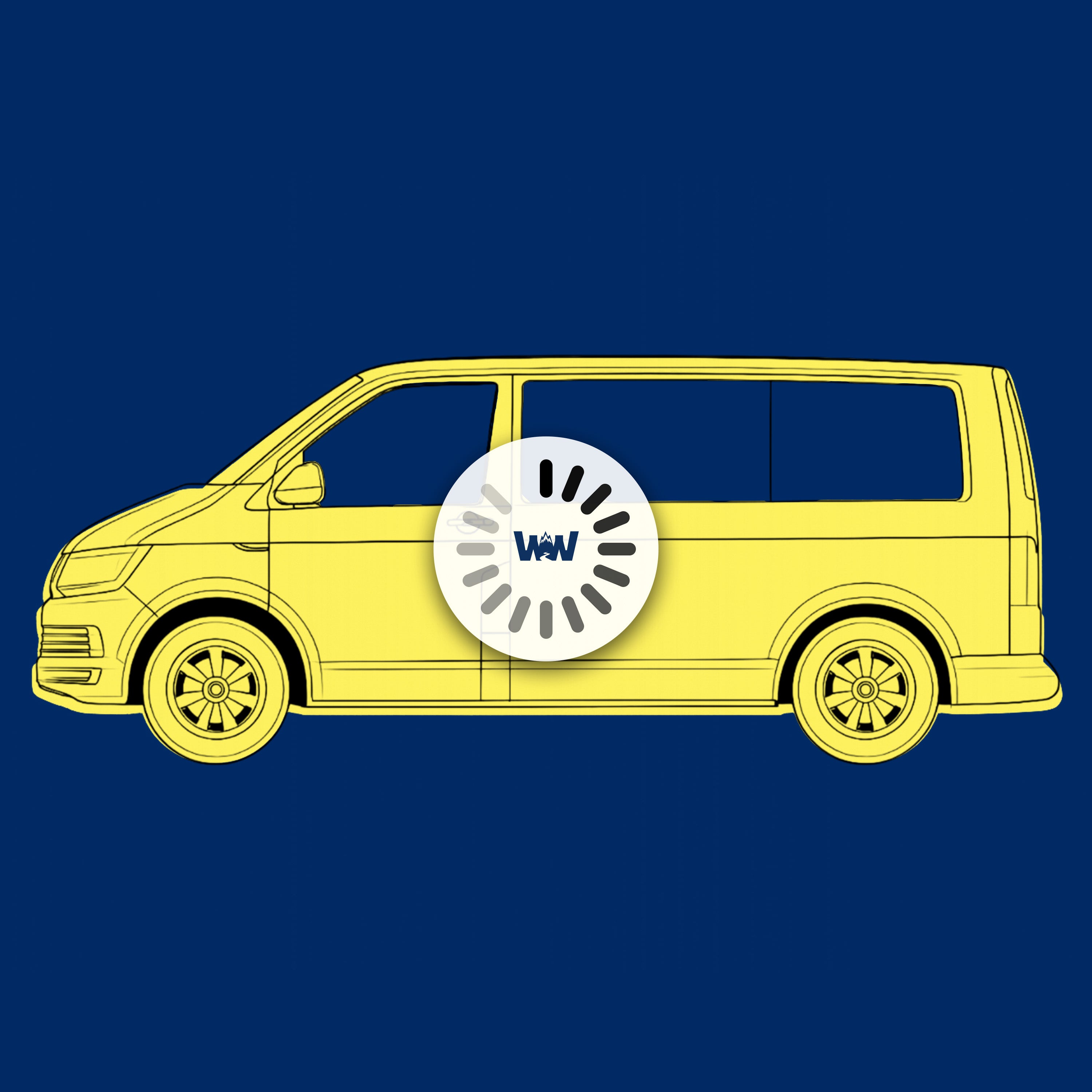 Volkswagen T6.1 Camper mit Schlafdach 2.0 TDI, 150 PS, DSG | VW Bulli Wohmobil Campervan im Umbau - Besichtigung möglich | KM-Stand: 81.000 km, EZ: 02.2020, Gelb