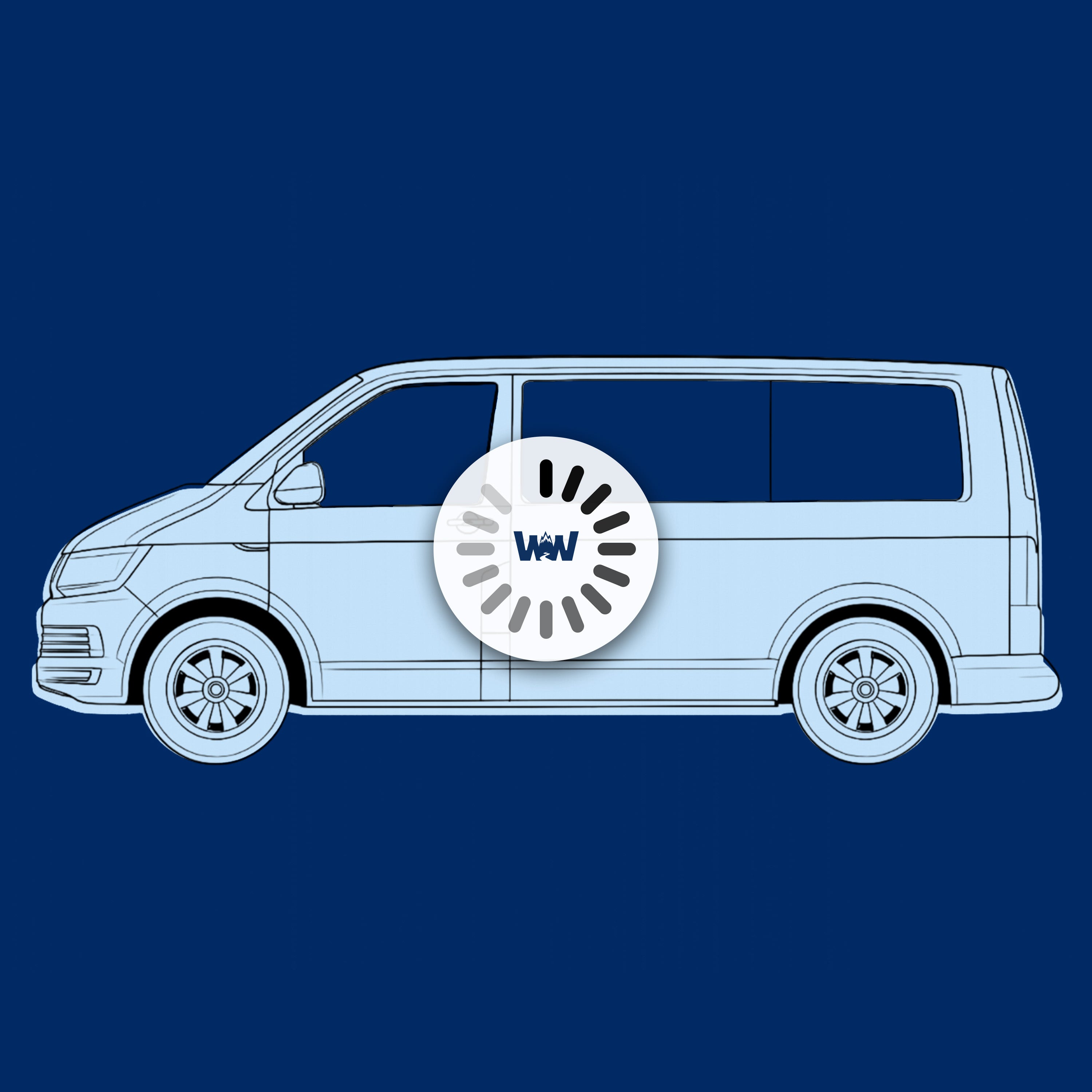 Volkswagen T6.1 Camper mit Schlafdach 2.0 TDI, 150 PS, DSG | VW Bulli Wohmobil Campervan im Umbau - Besichtigung möglich | KM-Stand: 86.000 km, EZ: 10.2022, Hellblau