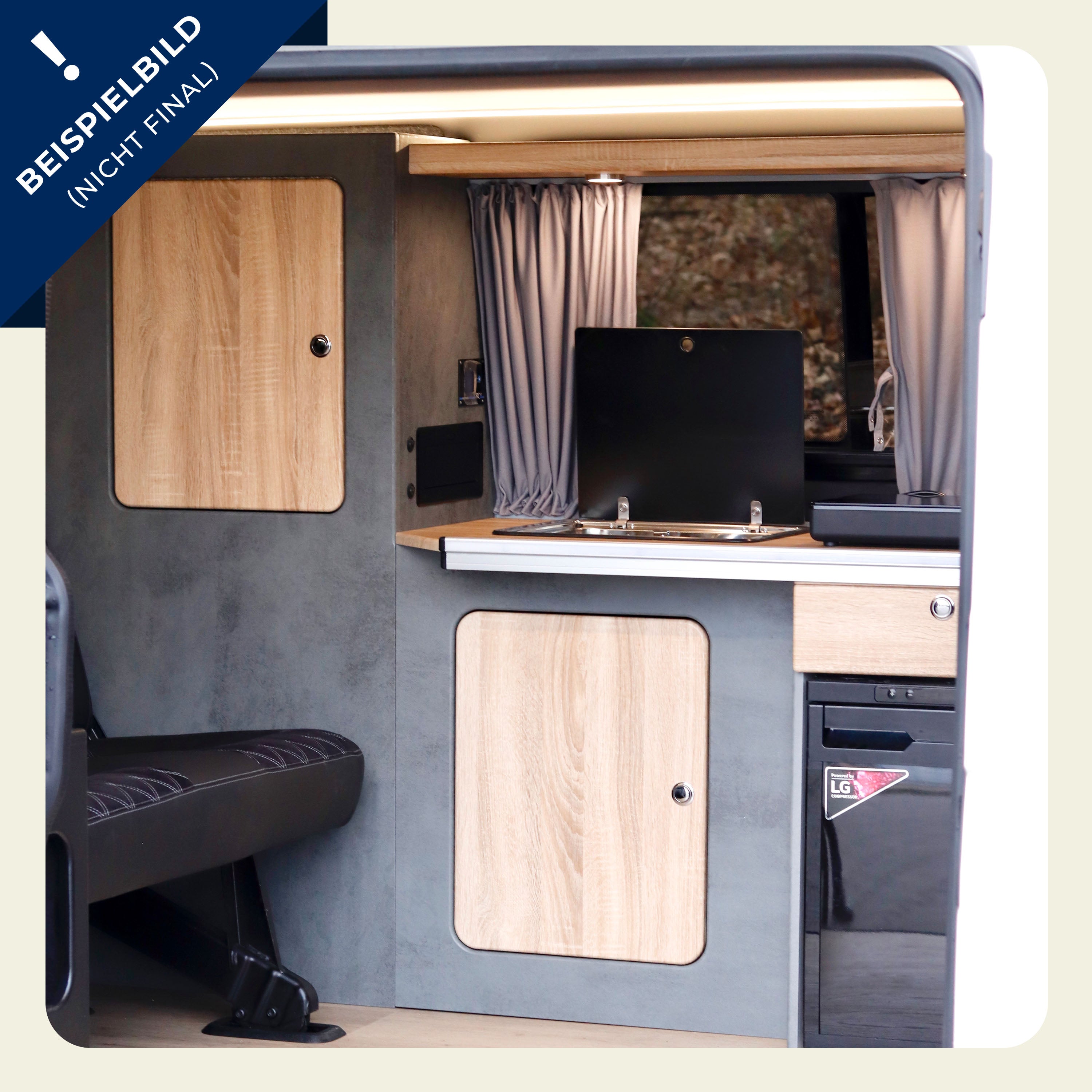 Volkswagen T6 Camper mit Schlafdach 2.0 TDI, 114 PS, Weiß | VW Bulli Wohmobil Campervan im Umbau - Besichtigung möglich | KM-Stand: 98.000 km, EZ: 09.2019