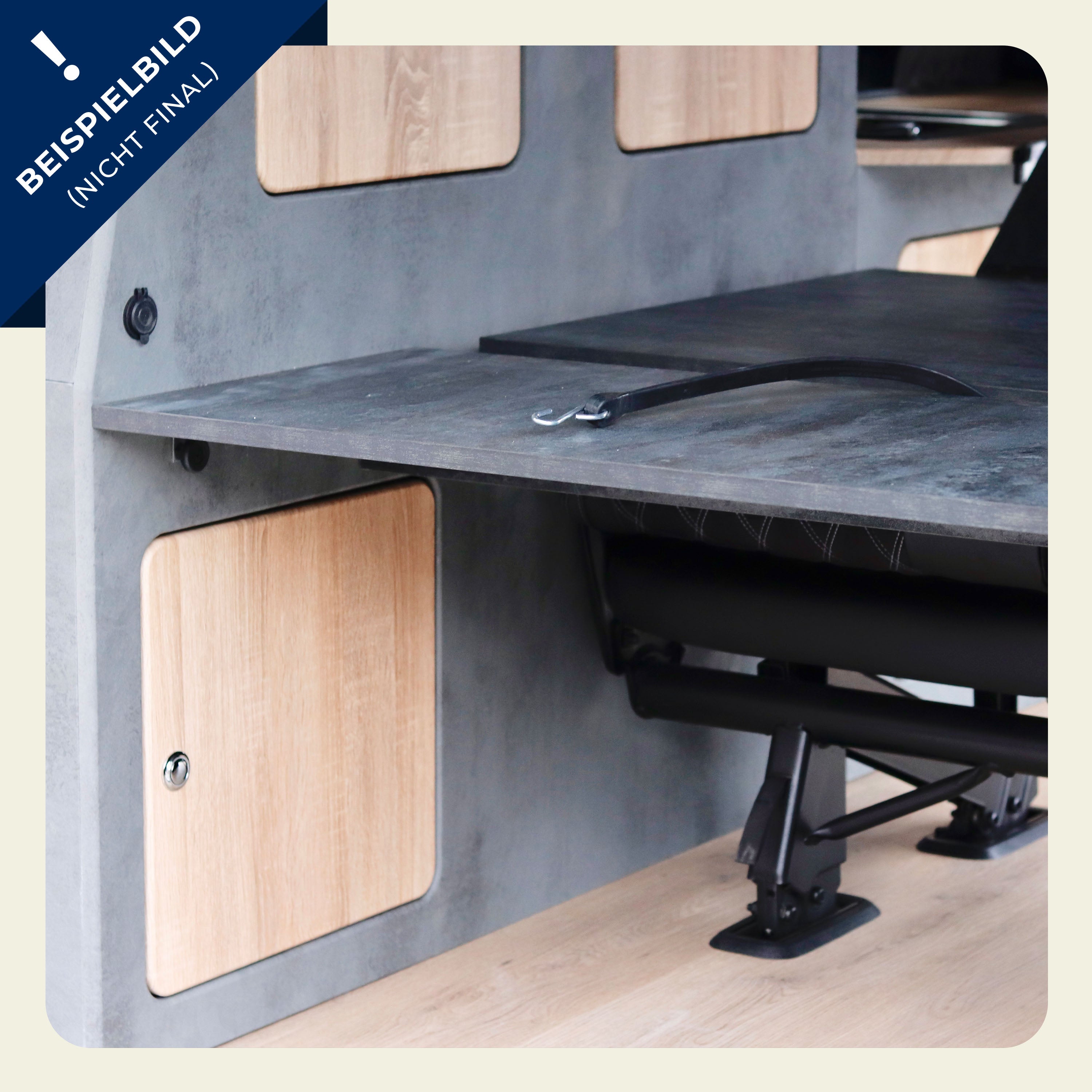 Volkswagen T6.1 Camper mit Schlafdach 2.0 TDI, 150 PS, DSG | VW Bulli Wohmobil Campervan im Umbau - Besichtigung möglich | KM-Stand: 112.000 km, EZ: 08.2020, Gelb