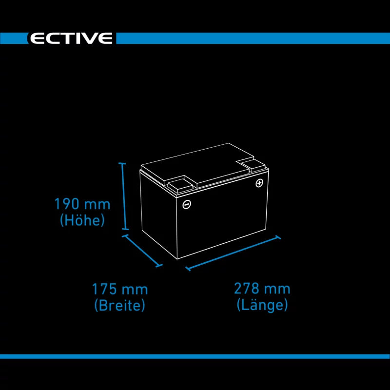 ECTIVE SC 80 AGM Semi Cycle Versorgungsbatterie 80 Ah | TN3770 - Image 4