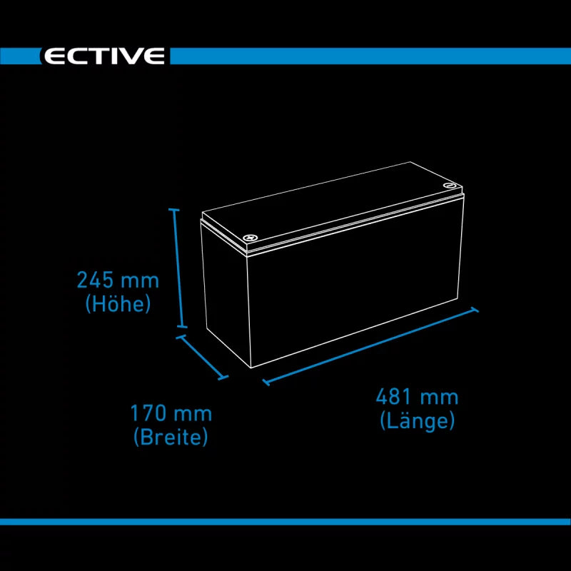 ECTIVE DC 185 GEL Versorgungsbatterie 185AH | TN6964 - Image 4
