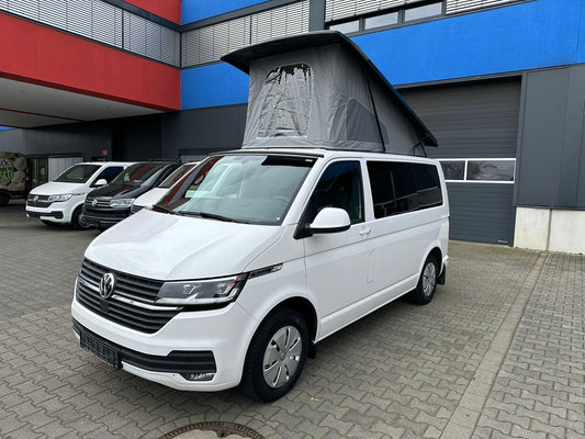 Volkswagen T6.1 Camper 2.0 TDI 150PS unfallfrei | Wohnmobil mit Hubdach Schlafdach, PDC, Navi, Rückfahrkamera | Campervan Umbau 5 Sitzer