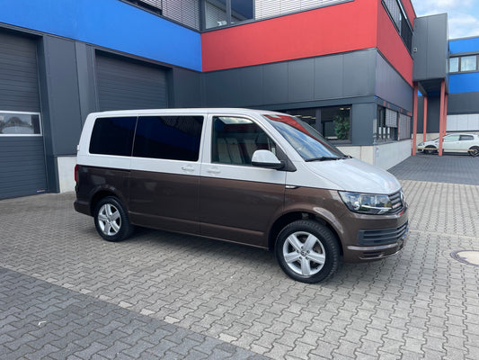 Volkswagen T6 Camper DSG 2.0 TDI 150PS unfallfrei | Wohnmobil mit Original VW Standheizung, PDC, Navi | Campervan Umbau 5 Sitzer