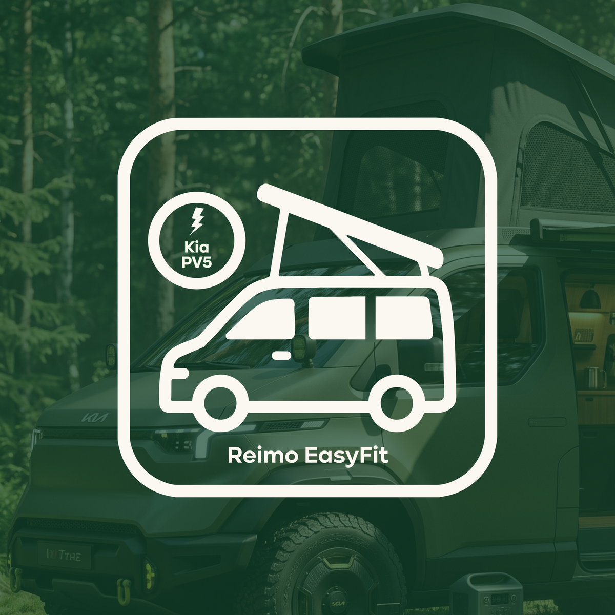 Aufstelldach Kia PV5 nachrüsten: Reimo EasyFit Schlafdach für den Elektro-Camper inkl. Einbau, Einzelabnahme & Eintragung in Mönchengladbach
