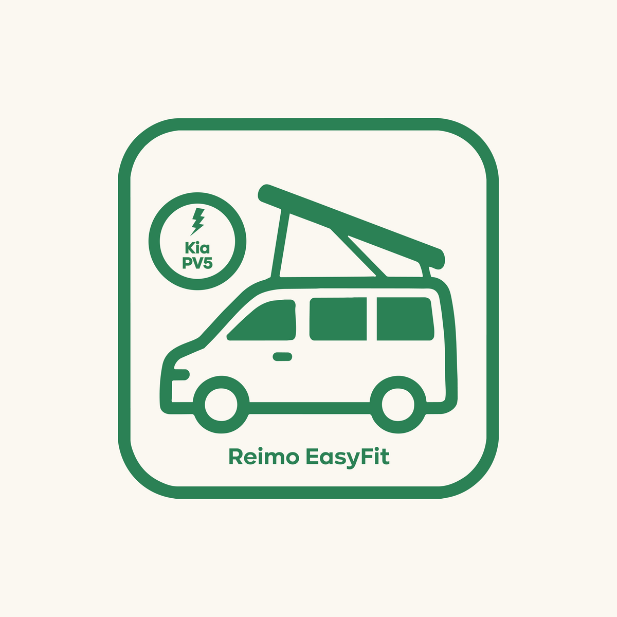 Aufstelldach Kia PV5 nachrüsten: Reimo EasyFit Schlafdach für den Elektro-Camper inkl. Einbau, Einzelabnahme & Eintragung in Mönchengladbach
