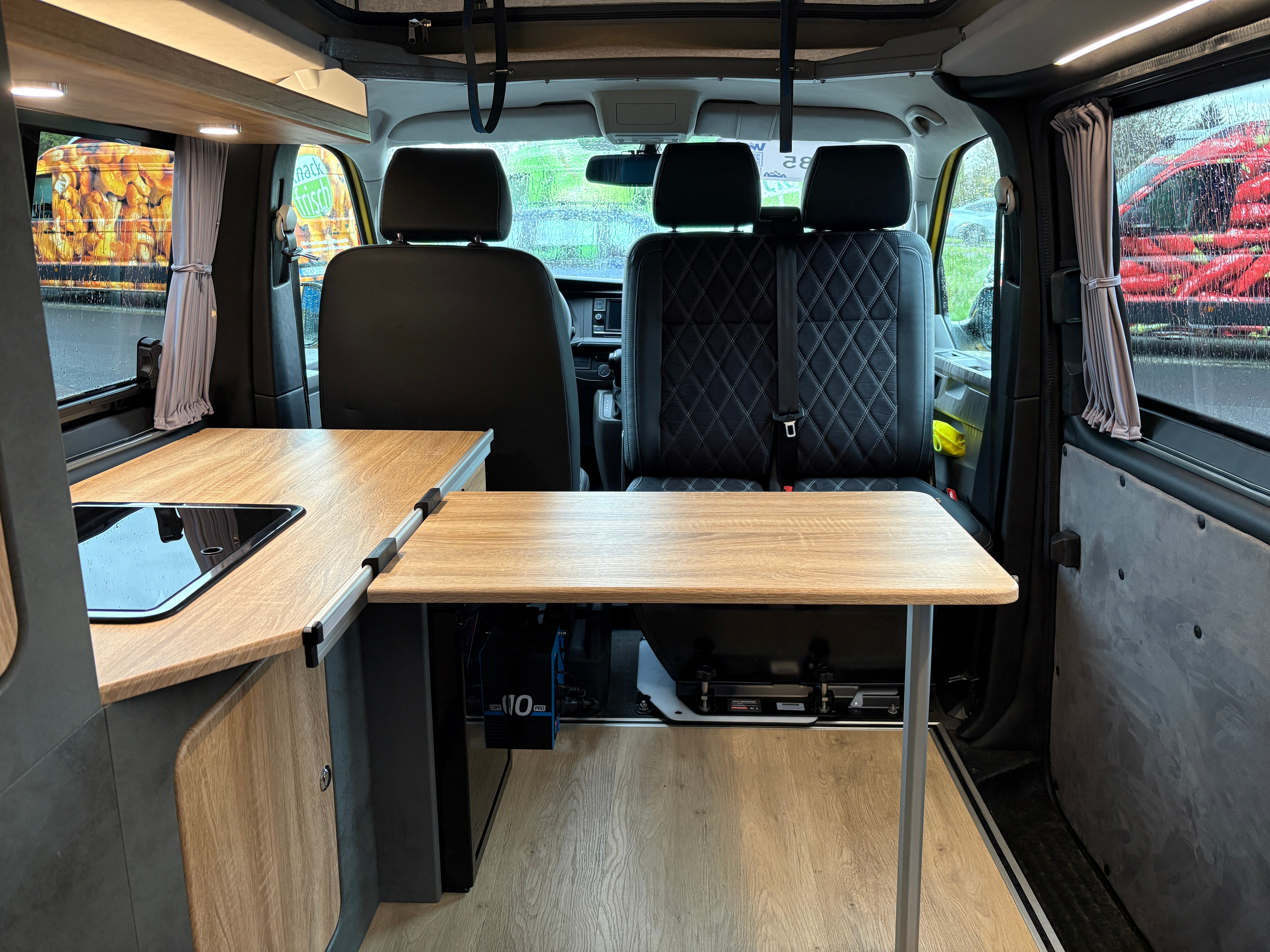 Volkswagen T6.1 Camper mit Schlafdach 2.0 TDI, 150 PS, Gelb, DSG | VW Bulli Wohmobil Campervan | KM-Stand: 81.000 km, EZ: 02.2020, Foto 7 | Weit & Wald Mönchengladbach