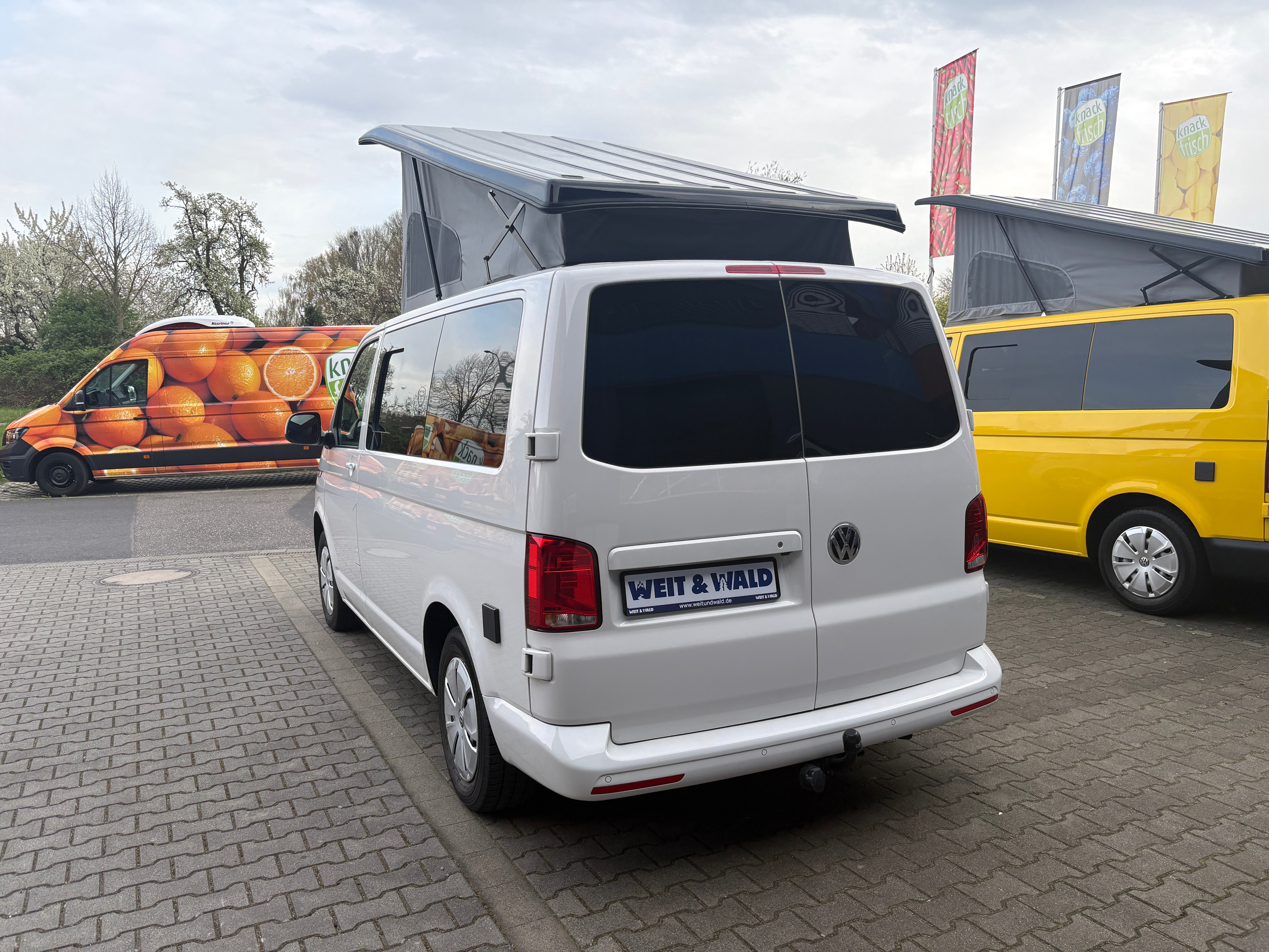 Volkswagen T6.1 Camper mit Schlafdach 2.0 TDI, 110 PS, Weiß | VW Bulli Wohmobil Campervan | KM-Stand: 80.000 km, EZ: 05.2021, Foto 9 | Weit & Wald Mönchengladbach