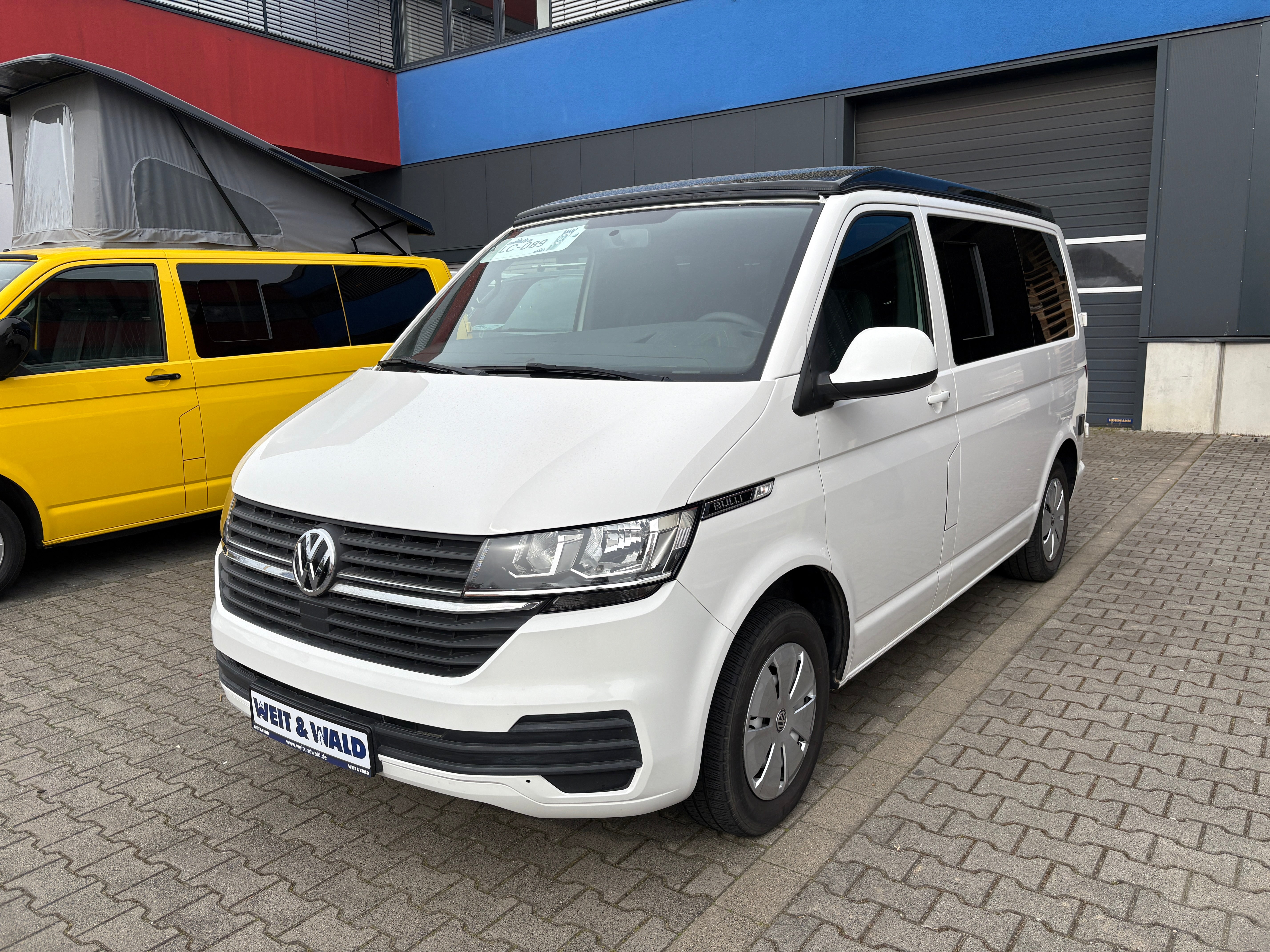 Volkswagen T6.1 Camper mit Schlafdach 2.0 TDI, 110 PS, Weiß | VW Bulli Wohmobil Campervan | KM-Stand: 80.000 km, EZ: 05.2021, Foto 29 | Weit & Wald Mönchengladbach