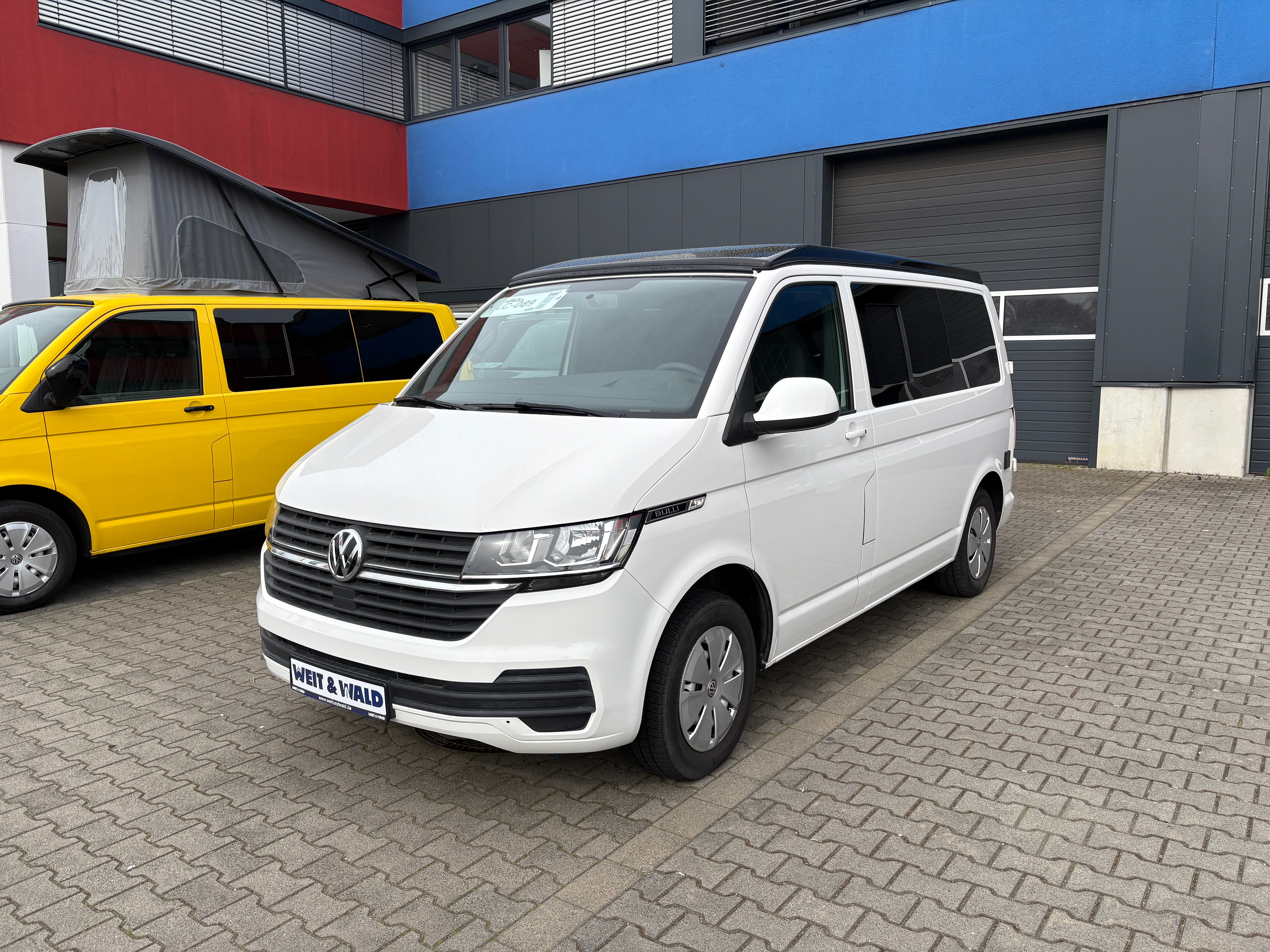 Volkswagen T6.1 Camper mit Schlafdach 2.0 TDI, 110 PS, Weiß | VW Bulli Wohmobil Campervan | KM-Stand: 80.000 km, EZ: 05.2021, Foto 36 | Weit & Wald Mönchengladbach