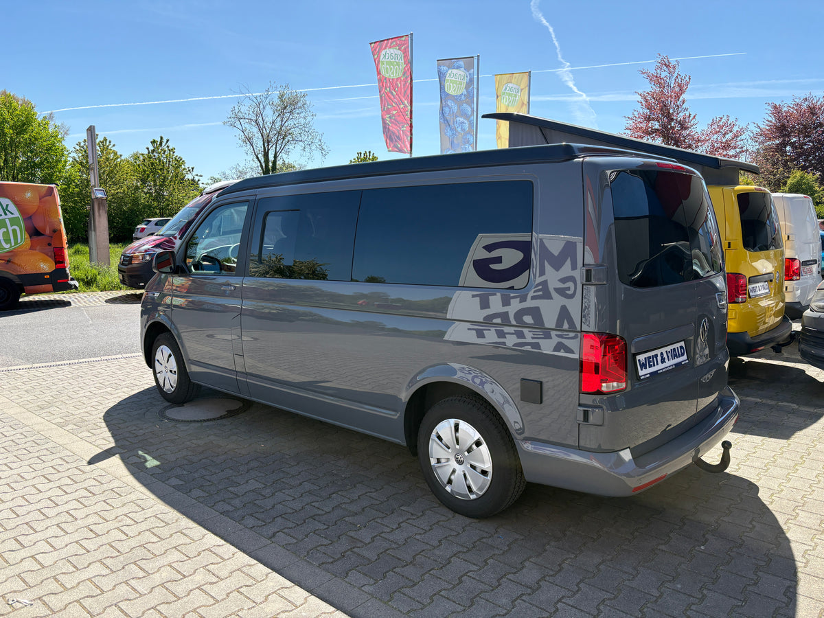Volkswagen T6.1 Camper mit Aufstelldach & integriertem WC mit Kassettentoilette, 2.0 TDI, 150 PS / 110KW, Schalter - 6 Gang | VW Bulli Wohnmobil Campervan Kastenwagen