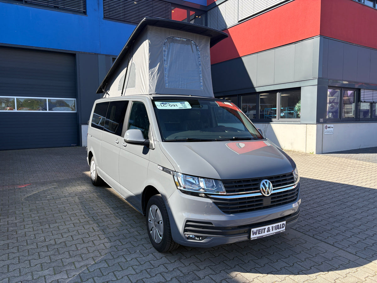 Volkswagen T6.1 Camper mit Aufstelldach & integriertem WC mit Kassettentoilette, 2.0 TDI, 150 PS / 110KW, Schalter - 6 Gang | VW Bulli Wohnmobil Campervan Kastenwagen