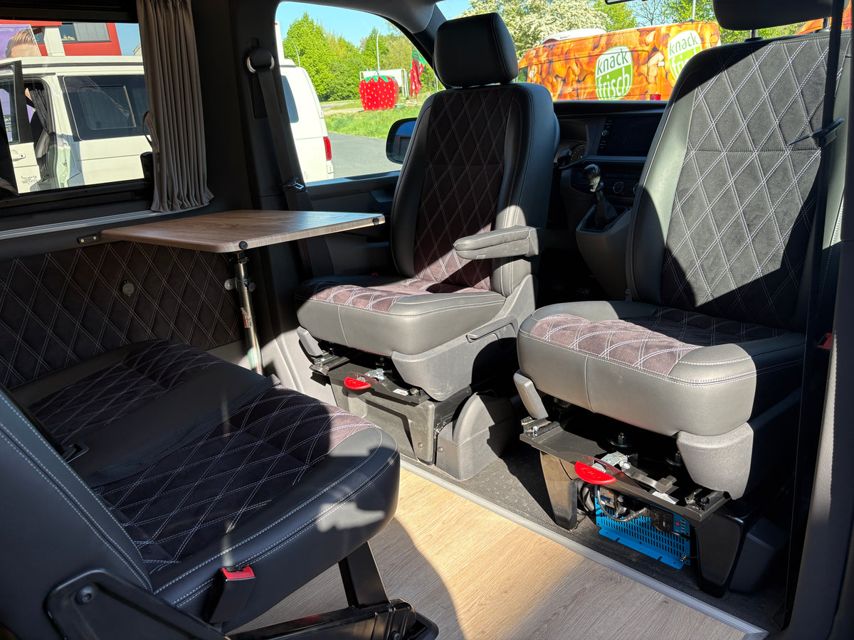 Volkswagen T6.1 Camper mit Aufstelldach & integriertem WC mit Kassettentoilette, 2.0 TDI, 150 PS / 110KW, Schalter - 6 Gang | VW Bulli Wohnmobil Campervan Kastenwagen