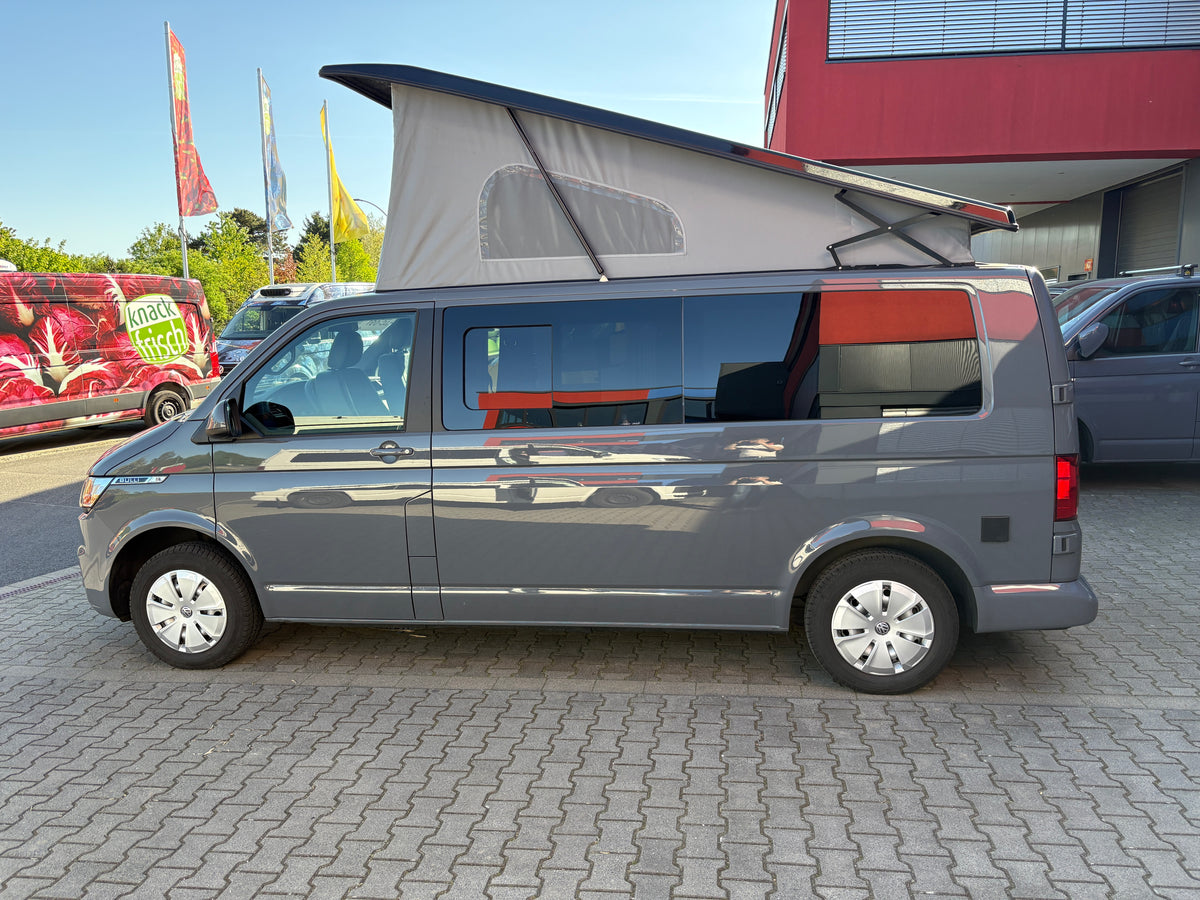 Volkswagen T6.1 Camper mit Aufstelldach & integriertem WC mit Kassettentoilette, 2.0 TDI, 150 PS / 110KW, Schalter - 6 Gang | VW Bulli Wohnmobil Campervan Kastenwagen