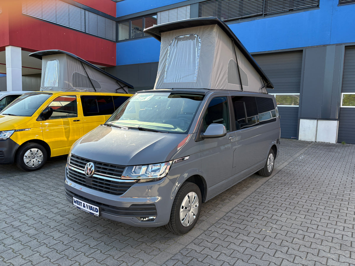 Volkswagen T6.1 Camper mit Aufstelldach & integriertem WC mit Kassettentoilette, 2.0 TDI, 150 PS / 110KW, Schalter - 6 Gang | VW Bulli Wohnmobil Campervan Kastenwagen