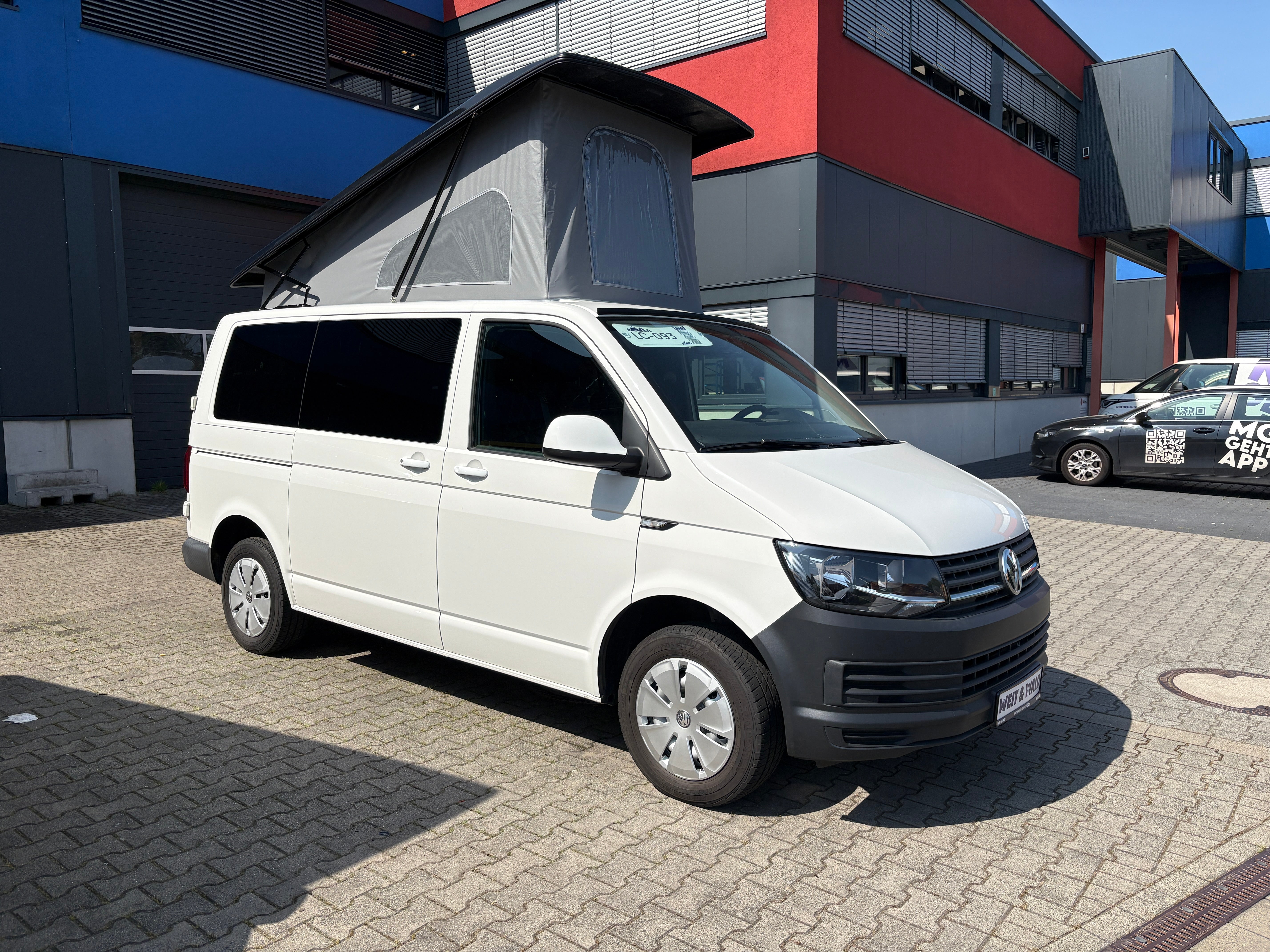 Volkswagen T6 Camper mit Aufstelldach, 2.0 TDI, 114 PS / 84KW | VW Bulli Wohnmobil Campervan Kastenwagen