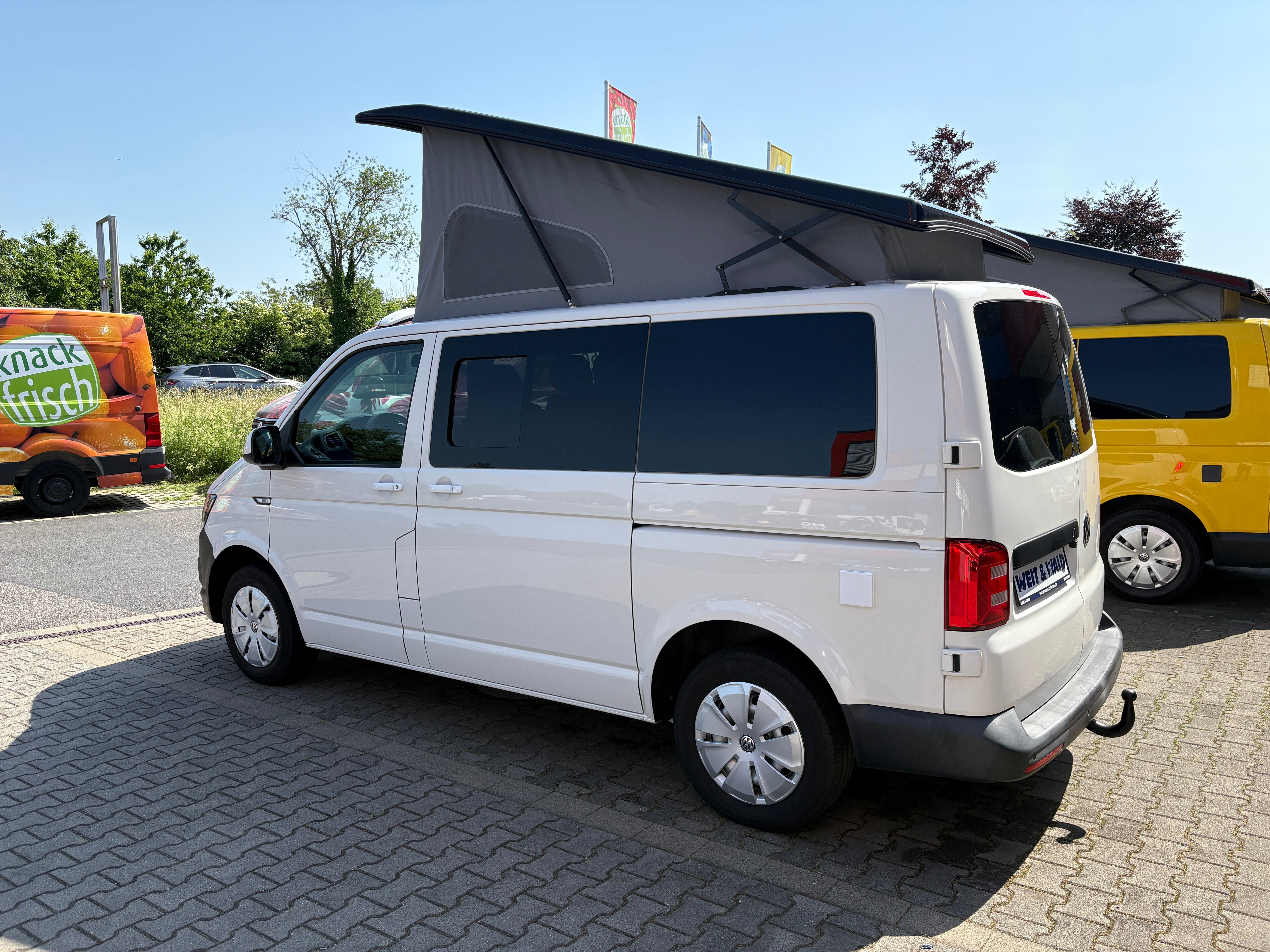 Volkswagen T6 Camper mit Aufstelldach, 2.0 TDI, 114 PS / 84KW | VW Bulli Wohnmobil Campervan Kastenwagen