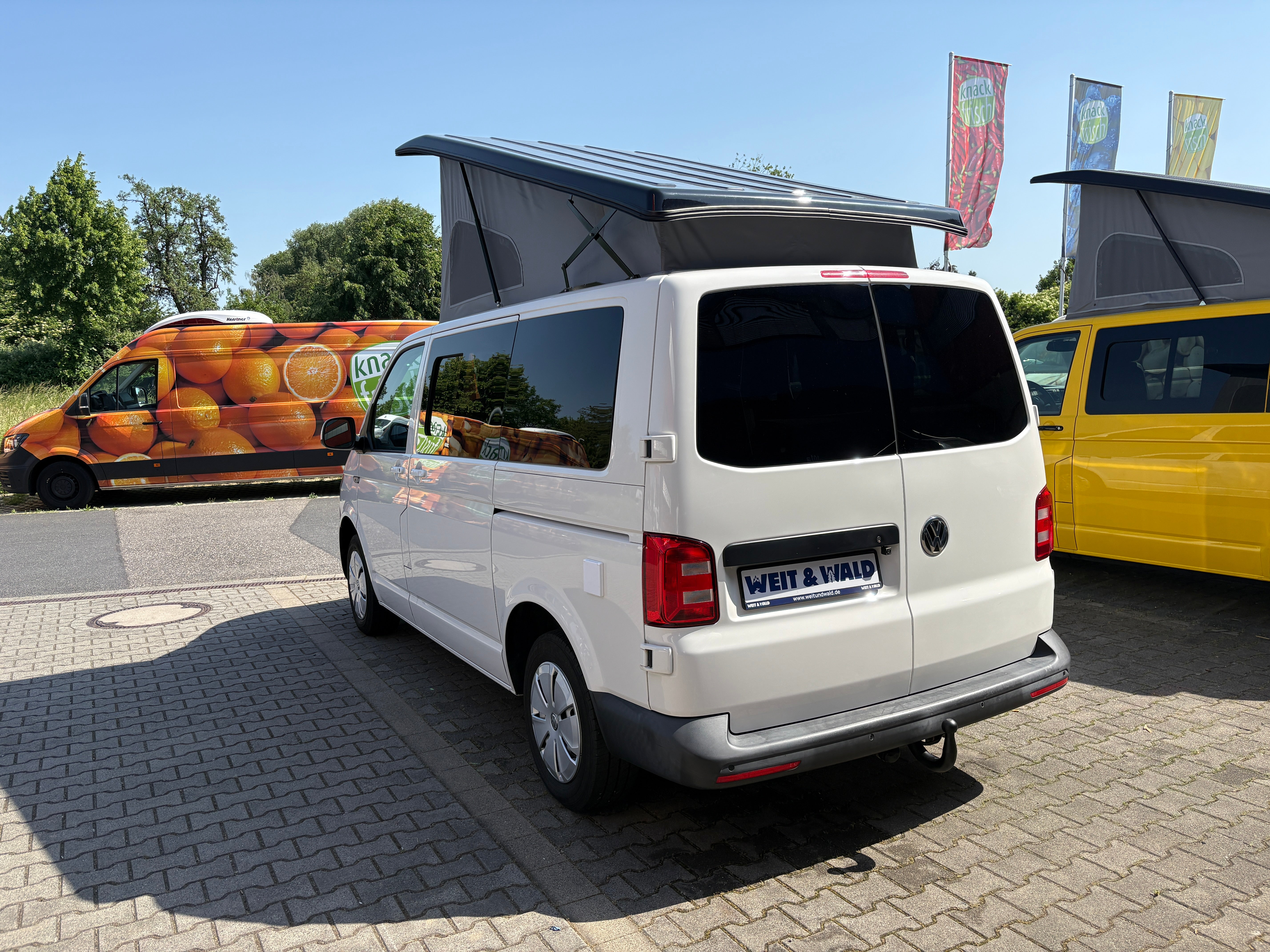 Volkswagen T6 Camper mit Aufstelldach, 2.0 TDI, 114 PS / 84KW | VW Bulli Wohnmobil Campervan Kastenwagen