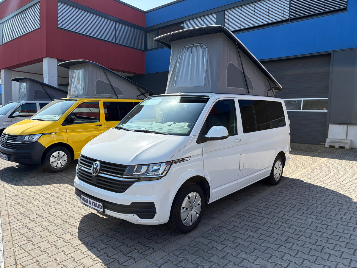 Volkswagen T6.1 Camper mit Aufstelldach, 2.0 TDI, 150 PS / 110KW, Schalter - 6 Gang | VW Bulli Wohnmobil Campervan Kastenwagen