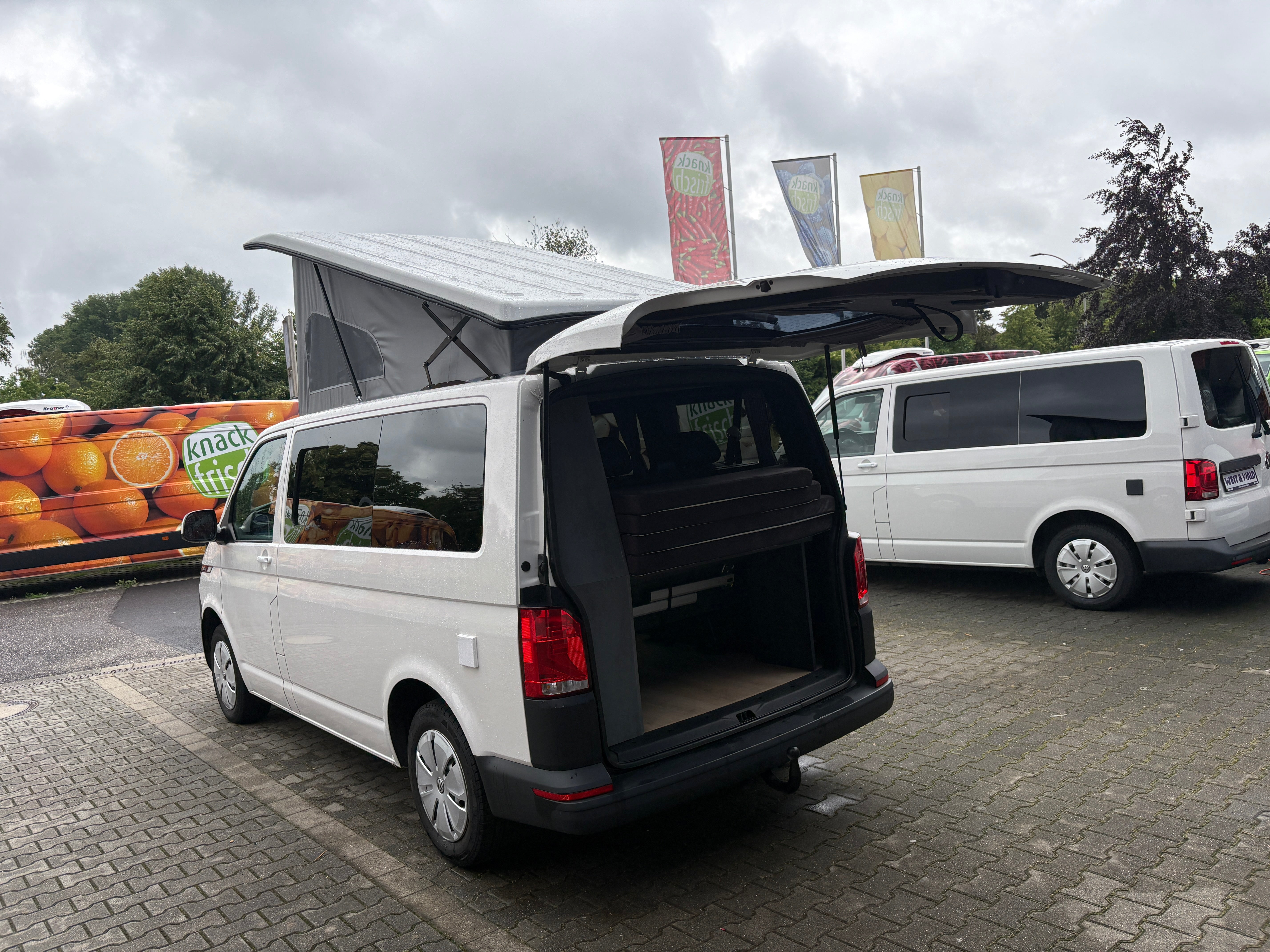 Volkswagen T6.1 Camper mit Aufstelldach, 2.0 TDI, 150 PS / 110KW, Schalter - 6 Gang | VW Bulli Wohnmobil Campervan Kastenwagen