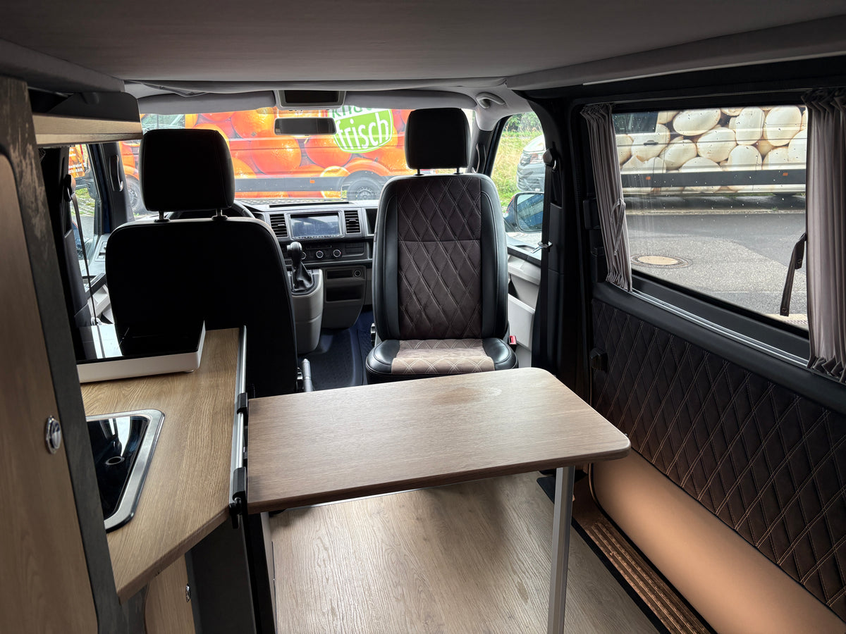 Volkswagen T6 Camper mit Aufstelldach, 2.0 TDI, 150 PS / 110KW, DSG | VW Bulli Wohnmobil Campervan Kastenwagen