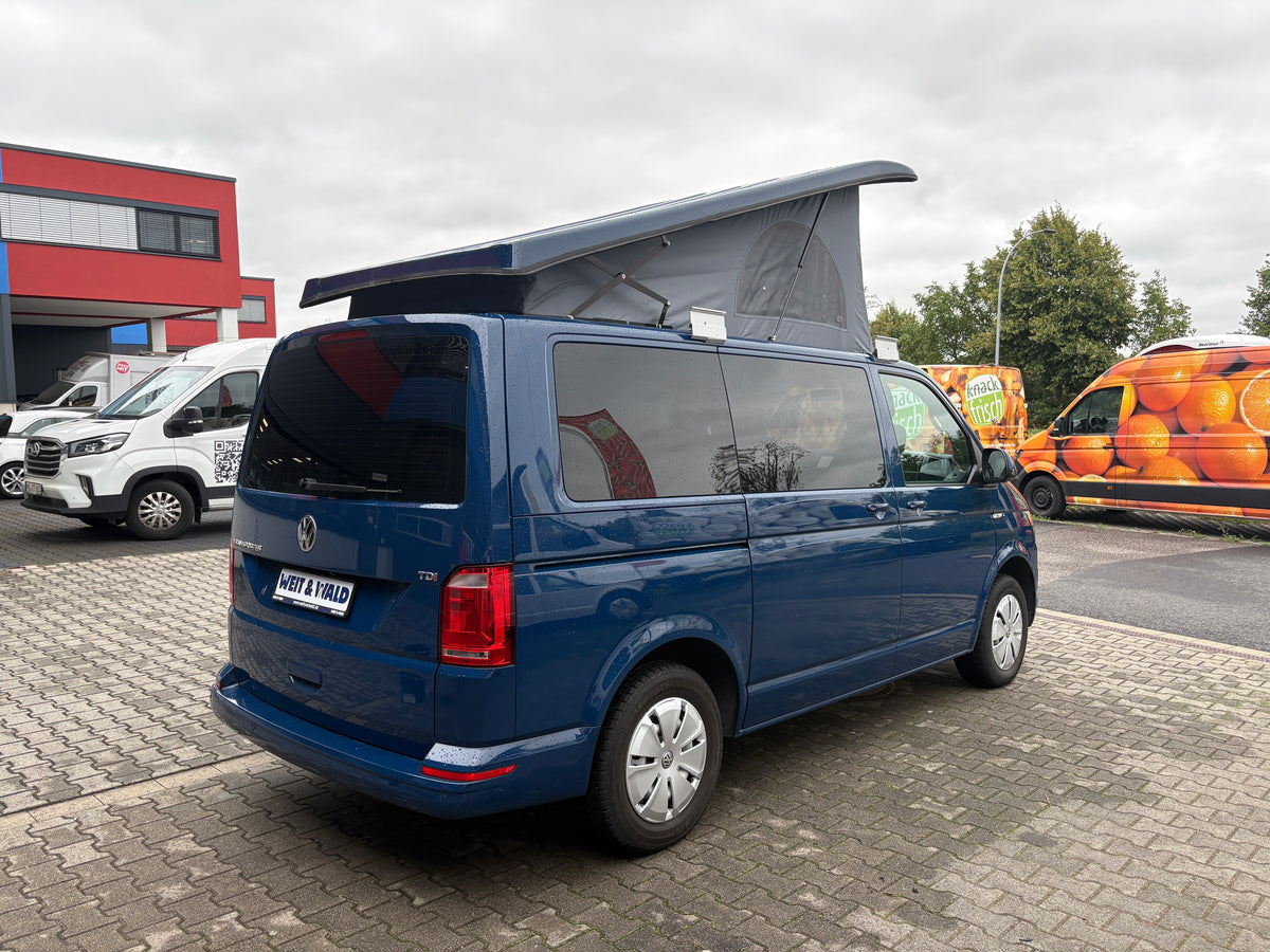 Volkswagen T6 Camper mit Aufstelldach, 2.0 TDI, 150 PS / 110KW, DSG | VW Bulli Wohnmobil Campervan Kastenwagen