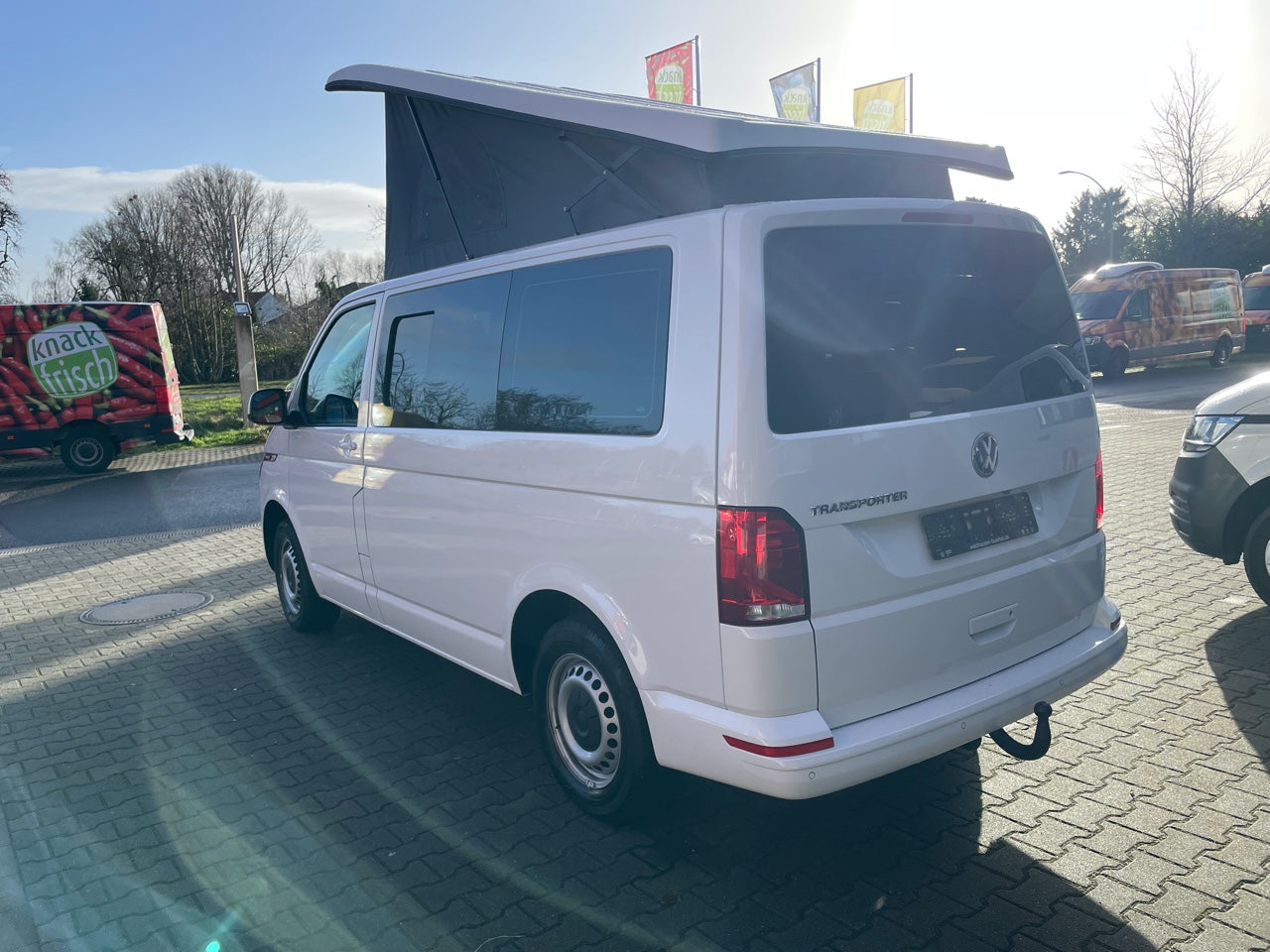 Volkswagen T6.1 Camper 2.0 TDI 150PS unfallfrei | Wohnmobil mit Hubdach Schlafdach, PDC, Navi, Rückfahrkamera