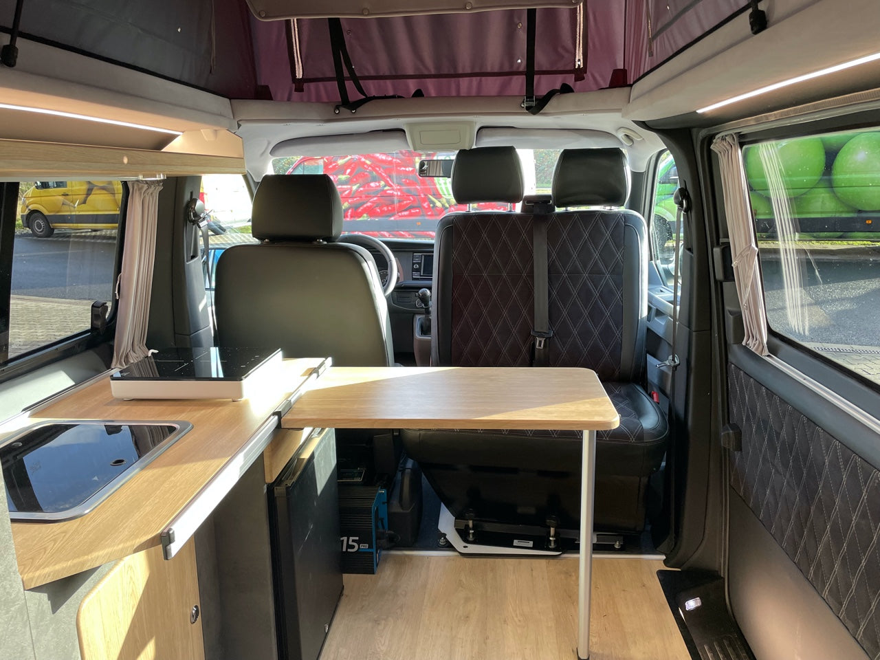 Volkswagen T6.1 Camper 2.0 TDI 150PS unfallfrei | Wohnmobil mit Hubdach Schlafdach, PDC, Navi, Rückfahrkamera