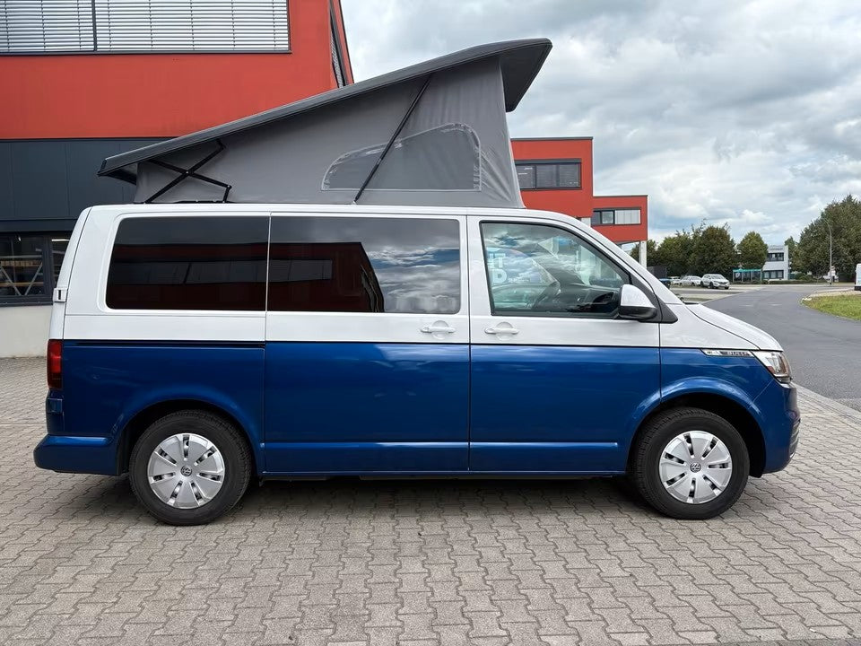 Volkswagen T6.1 Camper 2.0 TDI 150PS unfallfrei | Wohnmobil mit Hubdach Schlafdach, PDC, Navi, Rückfahrkamera | Campervan Umbau 5 Sitzer VW