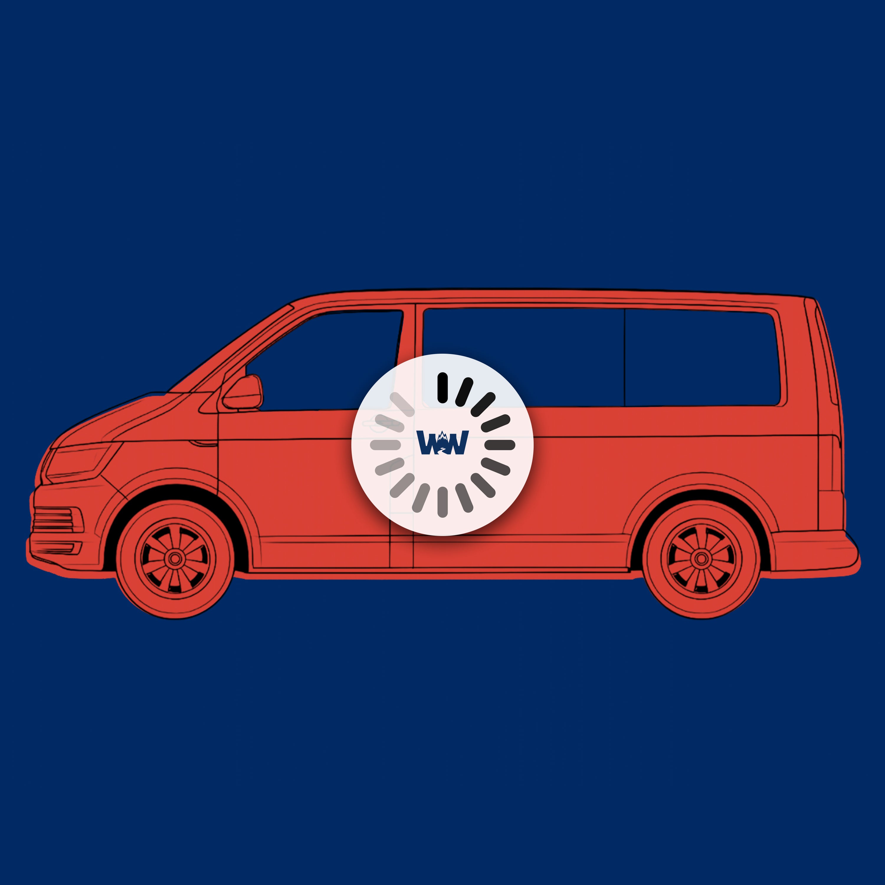 Volkswagen T6.1 Camper mit Schlafdach 2.0 TDI, 110 PS | VW Bulli Wohmobil Campervan im Umbau - Besichtigung möglich | KM-Stand: 94.000 km, EZ: 09.2020, Rot