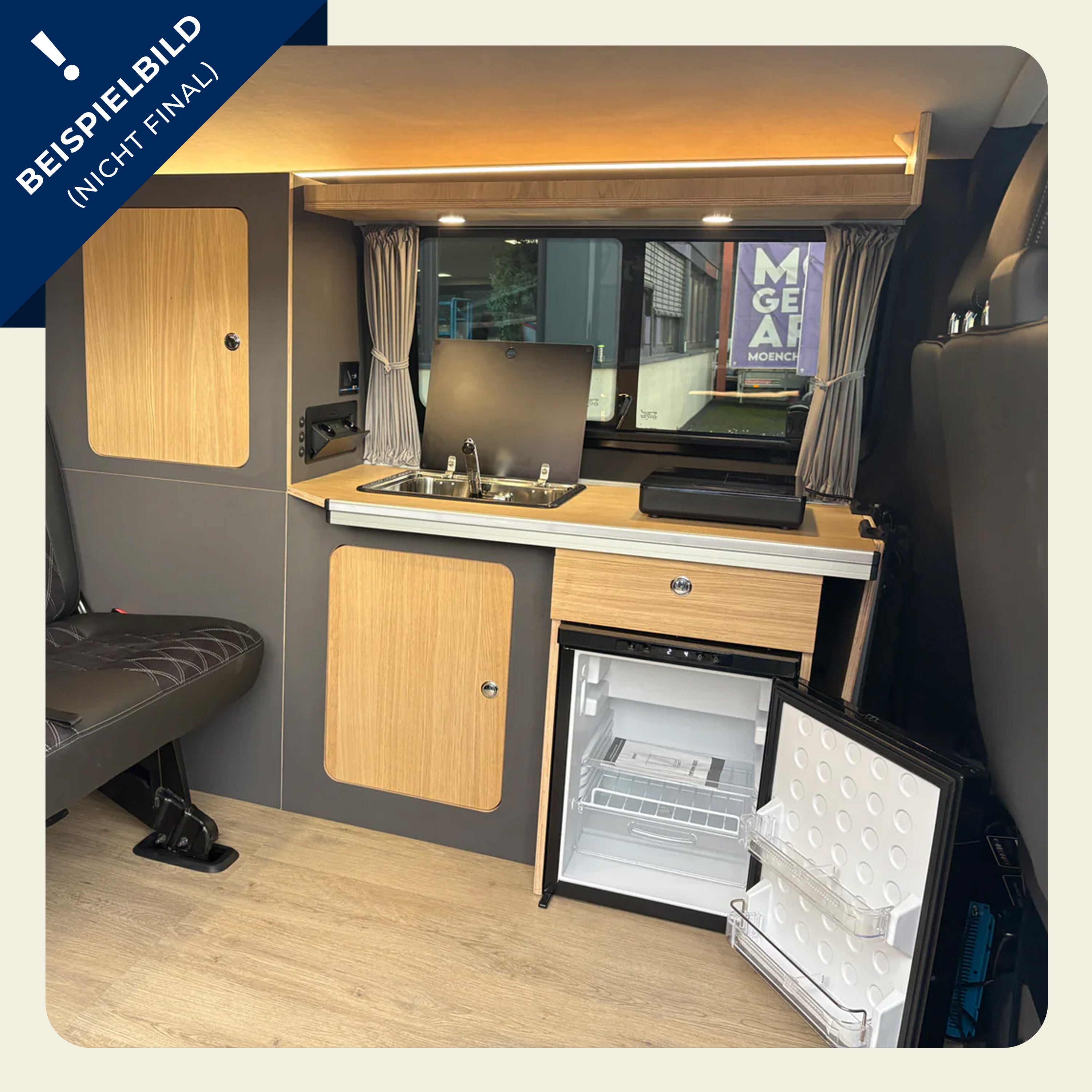 Volkswagen T6.1 Kurzer Radstand - 2.0 TDI, 110 PS | VW Bulli Wohmobil Campervan im Umbau - Besichtigung möglich | KM-Stand: 143.000 km, EZ: 10.2020, Weiß