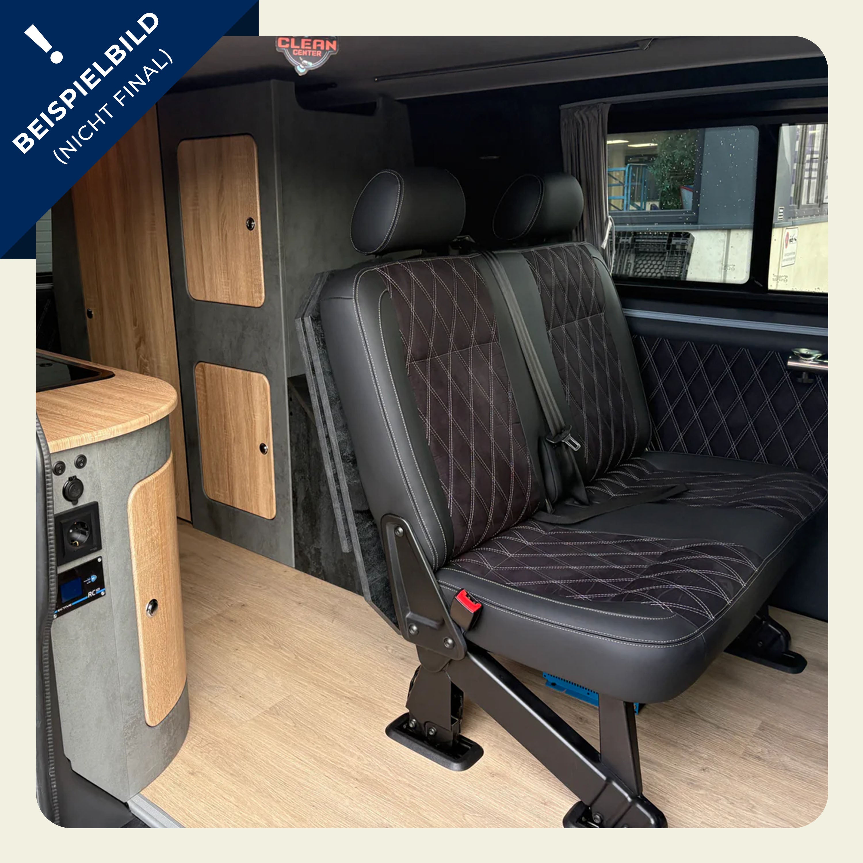 Volkswagen T6.1 Camper mit Schlafdach & WC 2.0 TDI, 150 PS, Schalter - 6 Gang | VW Bulli Wohmobil Campervan im Umbau - Besichtigung möglich | KM-Stand: 107.000 km, EZ: 10.2022, Grau