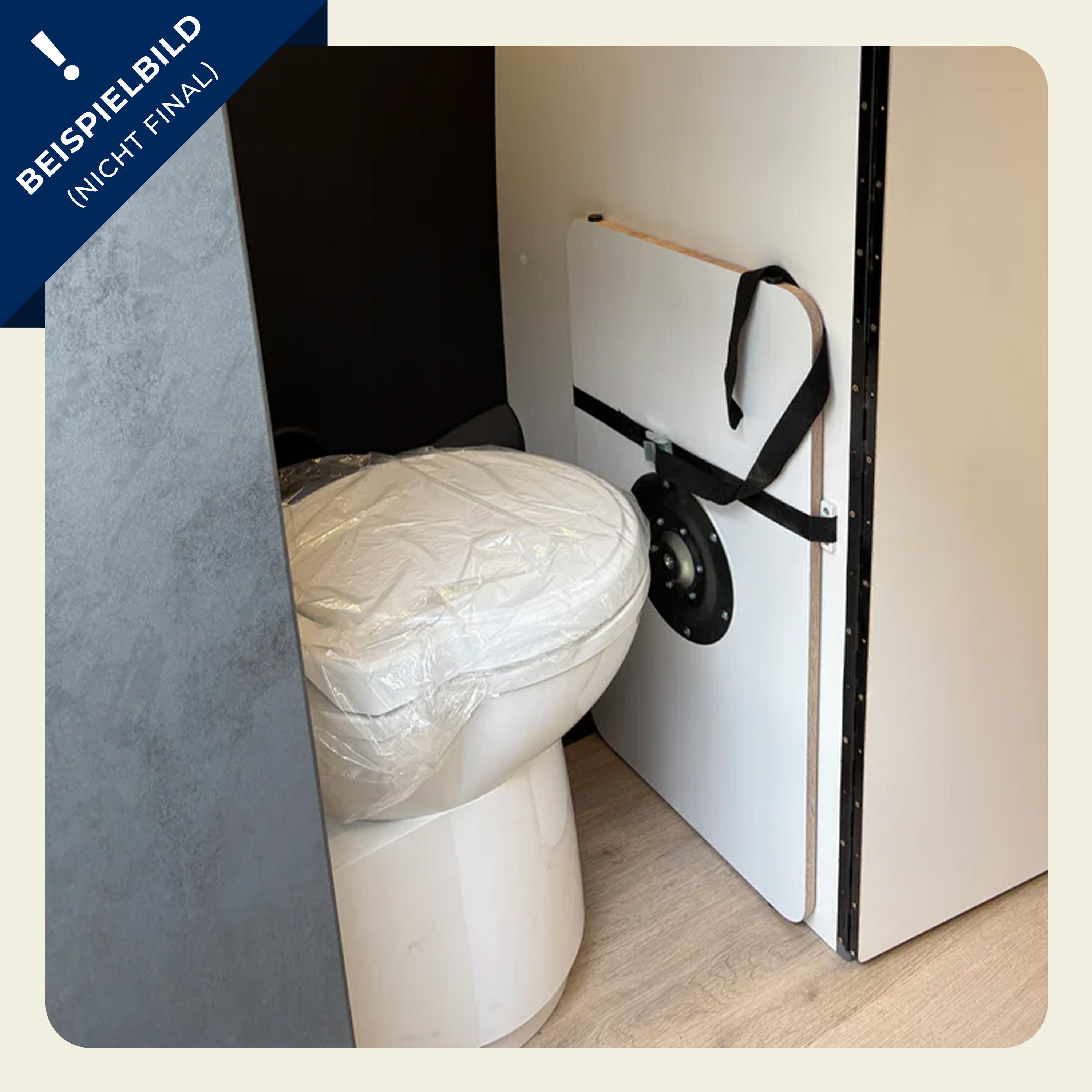 Volkswagen T6.1 Camper mit Schlafdach & WC 2.0 TDI, 150 PS, Schalter - 6 Gang | VW Bulli Wohmobil Campervan im Umbau - Besichtigung möglich | KM-Stand: 107.000 km, EZ: 10.2022, Grau