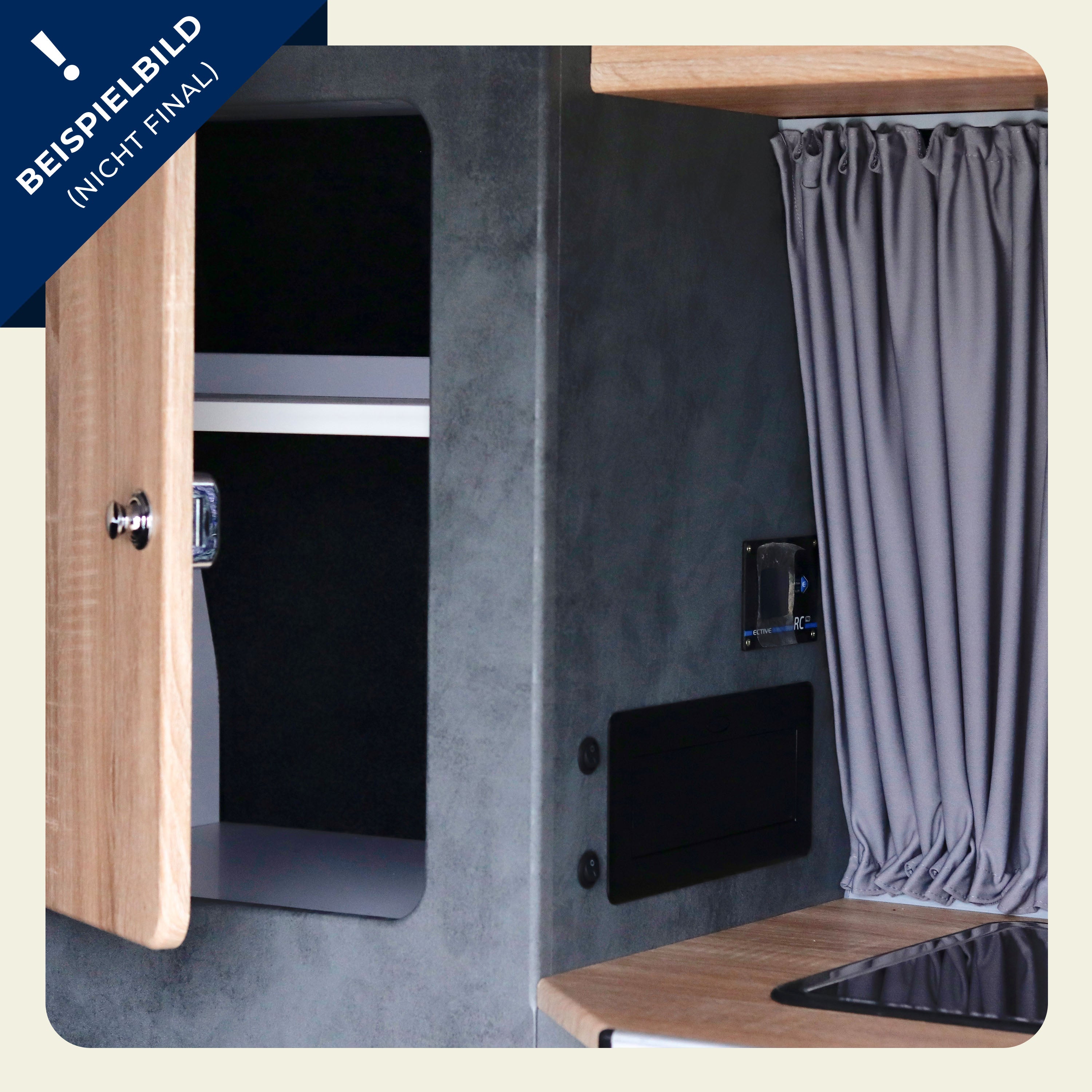 Volkswagen T6.1 Camper mit Schlafdach 2.0 TDI, 150 PS, DSG | VW Bulli Wohmobil Campervan im Umbau - Besichtigung möglich | KM-Stand: 112.000 km, EZ: 08.2020, Gelb