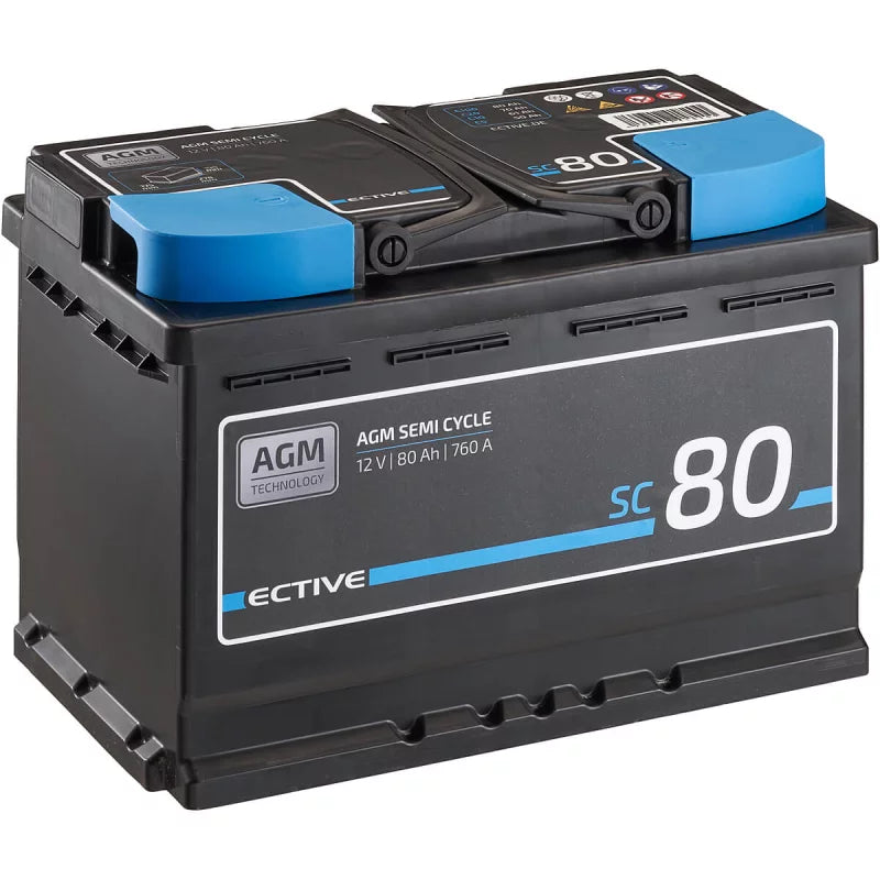 ECTIVE SC 80 AGM Semi Cycle Versorgungsbatterie 80 Ah | TN3770 - Image 1