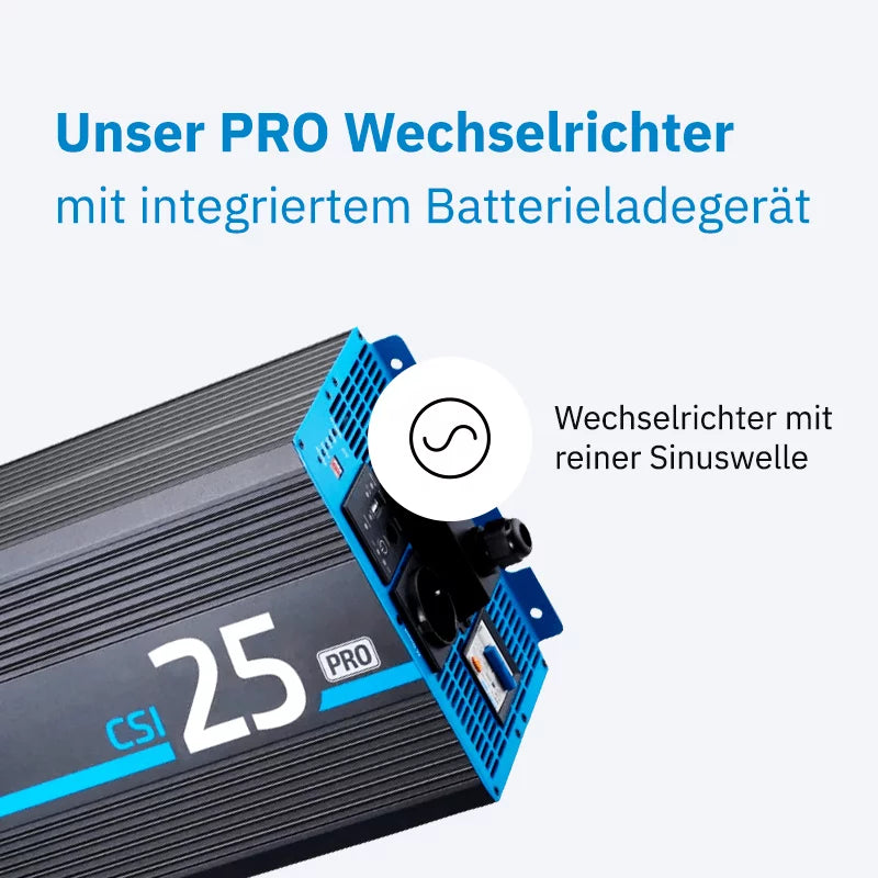 ECTIVE CSI 25 PRO 2500W/12V Sinus-Wechselrichter mit Netzvorrangschaltung | TN4961 - Image 2
